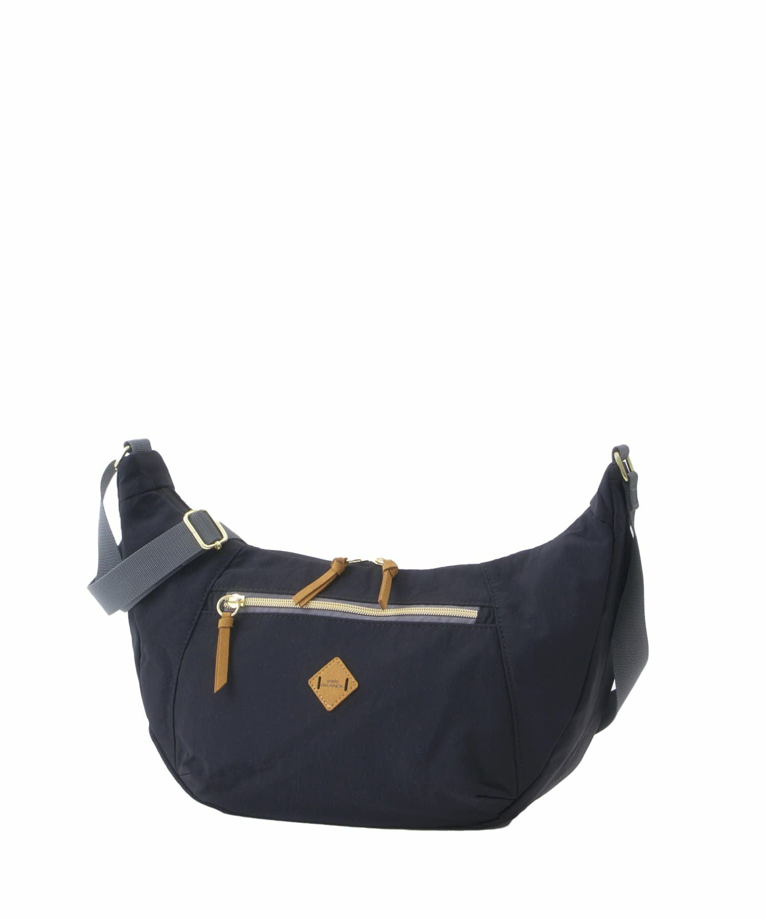 anelloGRANDE ショルダーバッグ ２WAY A5収納 軽量 撥水 RETROPOP GTM1072　ブラック