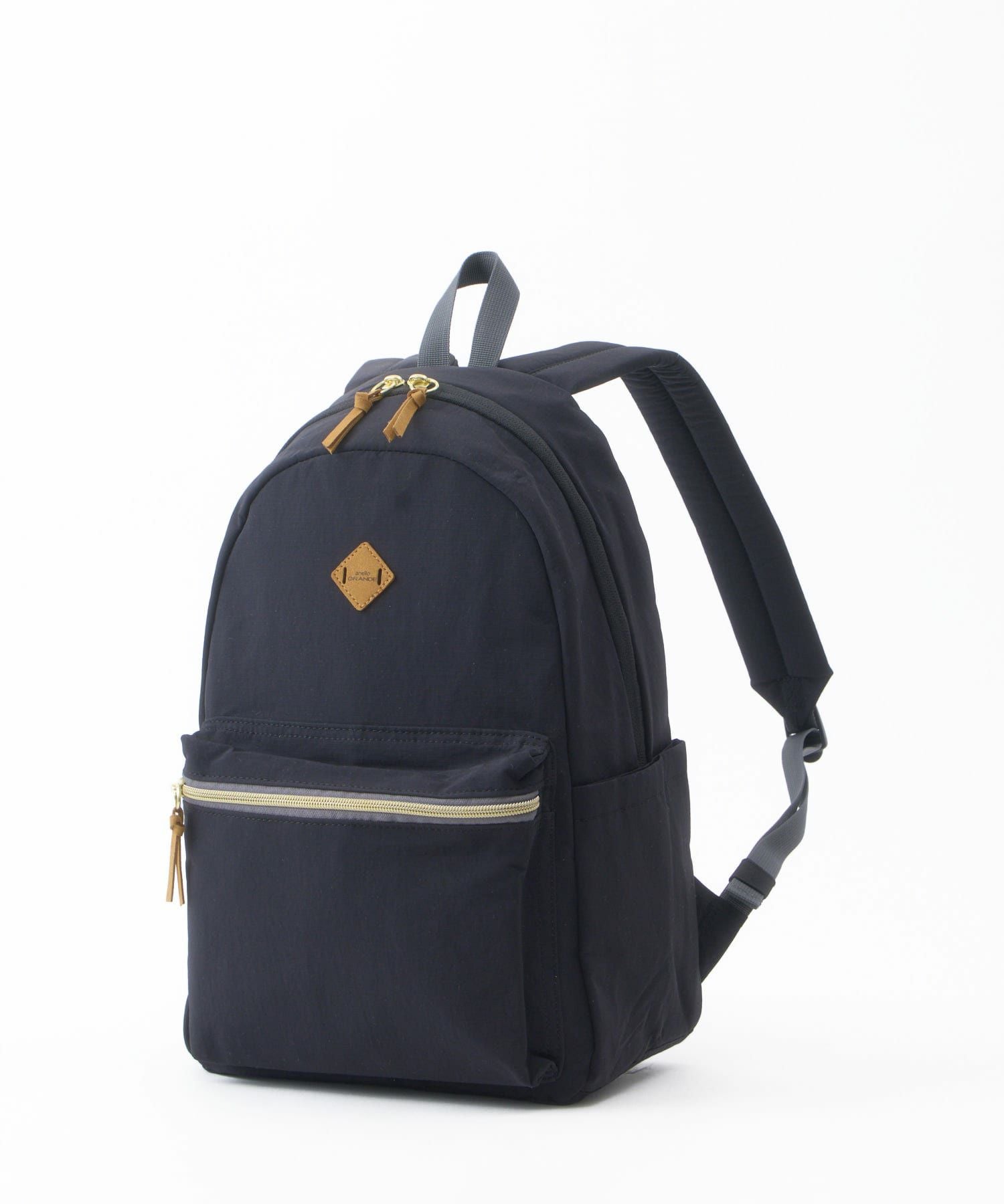 anelloGRANDE リュック バックパック A4収納 軽量 撥水 RETROPOP GTM1074 ブラック