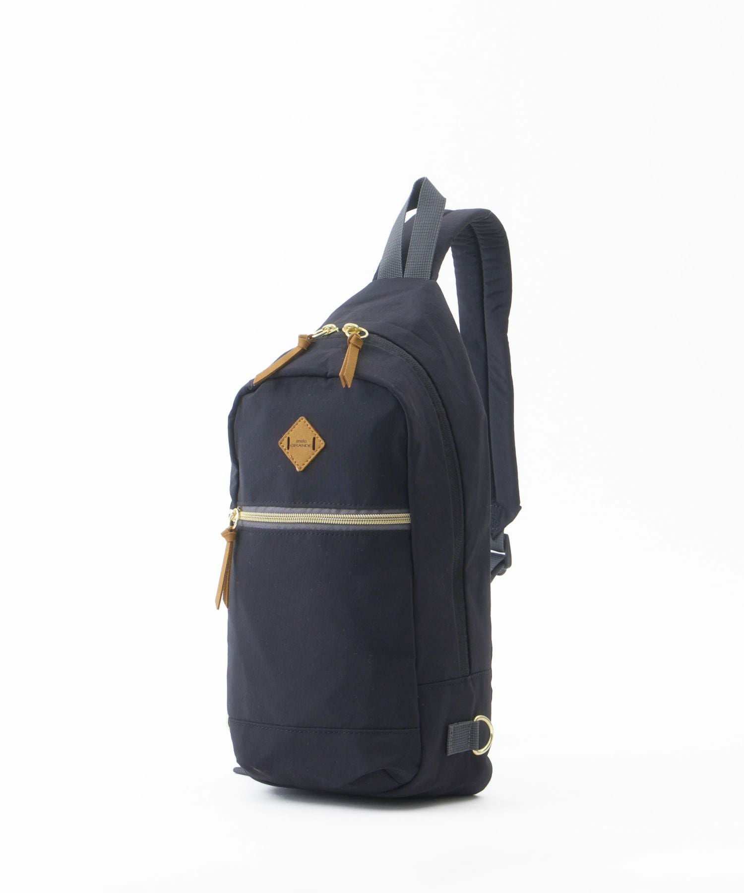 anelloGRANDE クロスボディ A５収納 軽量 撥水 RETROPOP GTM1075 ブラック