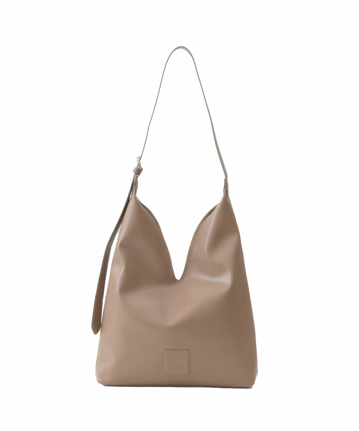 Legato Largo ショルダーバッグ A4収納 V-shaped LG-X0572 グレーベージュ