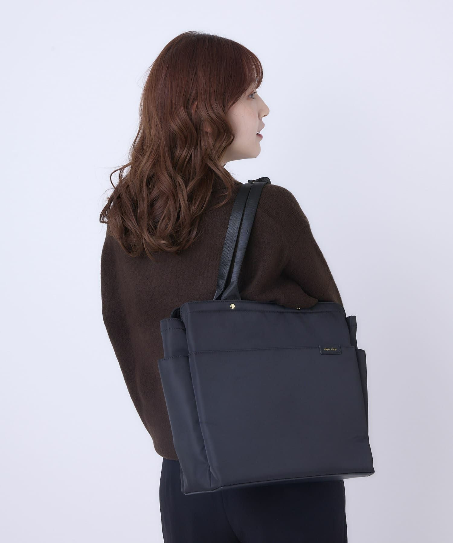 Legato Largo トートバッグ A4収納 Stand Style LH-D1582 ブラック