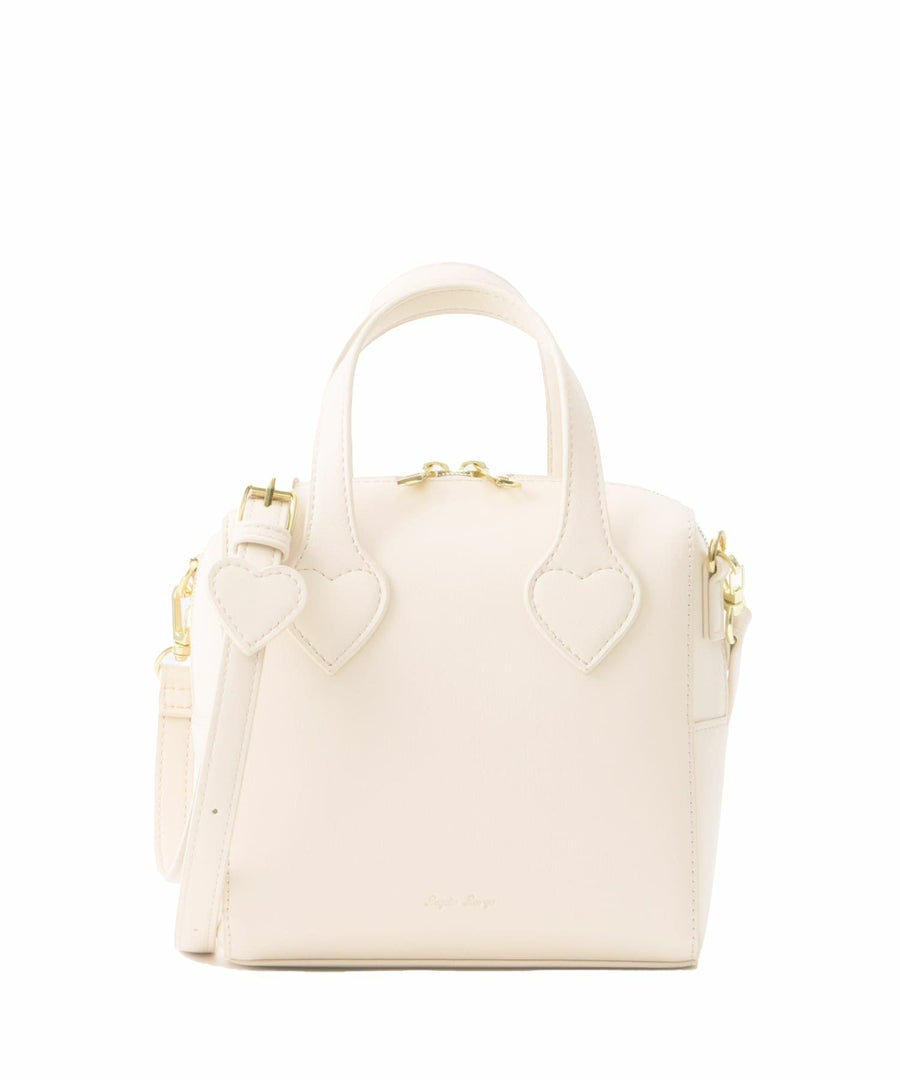 Legato Largo ショルダーバッグ ２WAY 軽量 ハートステッチ LH-W0133　アイボリー