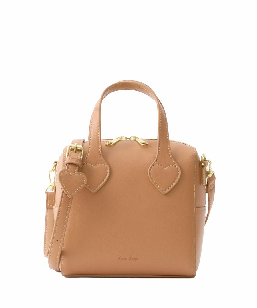 Legato Largo ショルダーバッグ ２WAY 軽量 ハートステッチ LH-W0133　ライトブルー