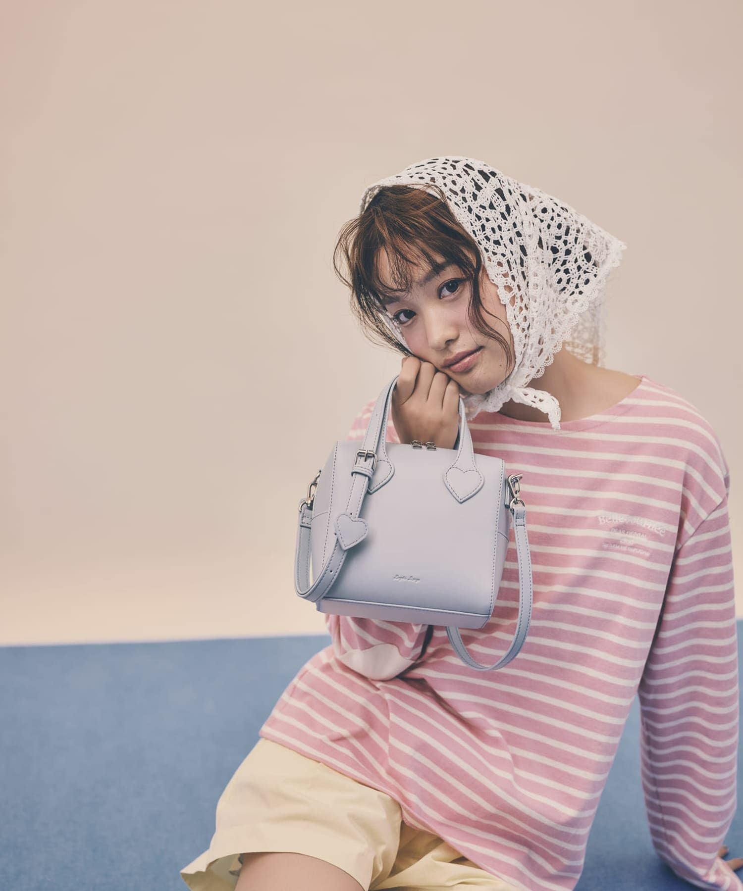 Legato Largo ショルダーバッグ ２WAY 軽量 ハートステッチ LH-W0133