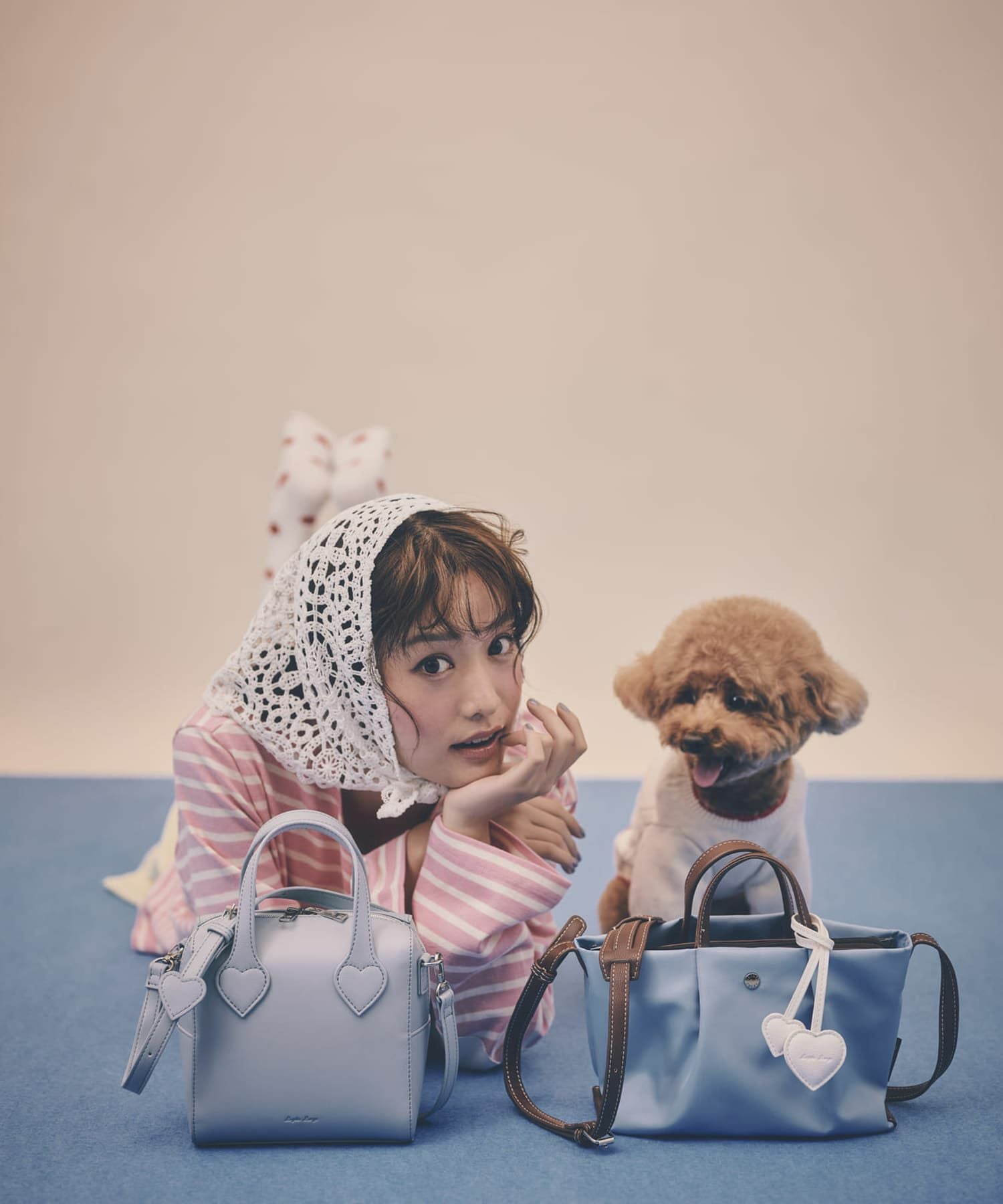 Legato Largo ショルダーバッグ ２WAY 軽量 ハートステッチ LH-W0133