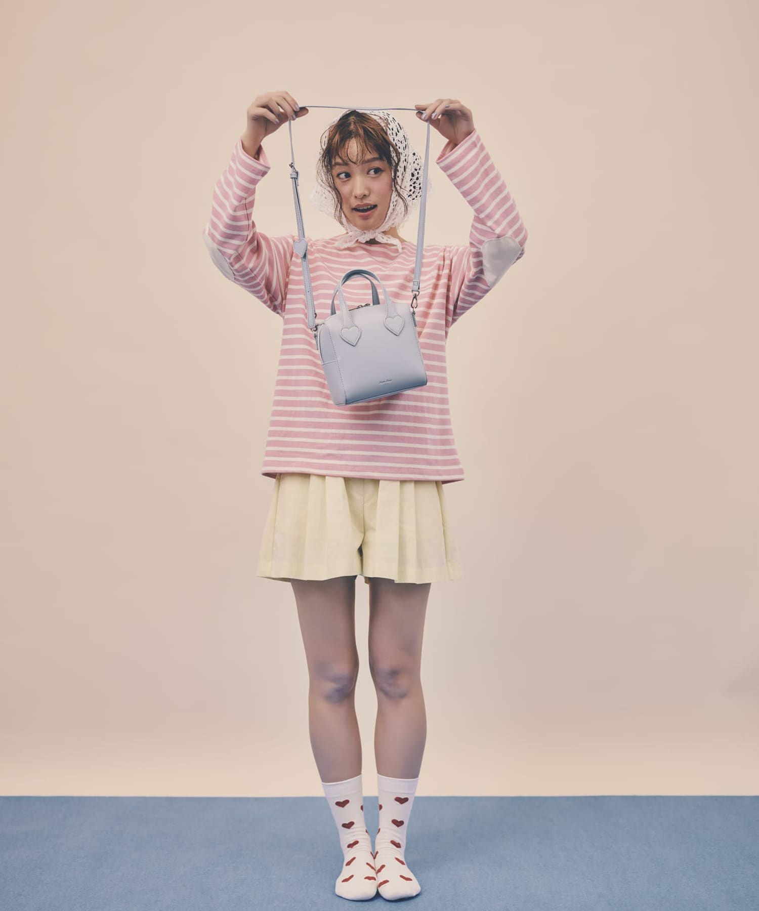 Legato Largo ショルダーバッグ ２WAY 軽量 ハートステッチ LH-W0133