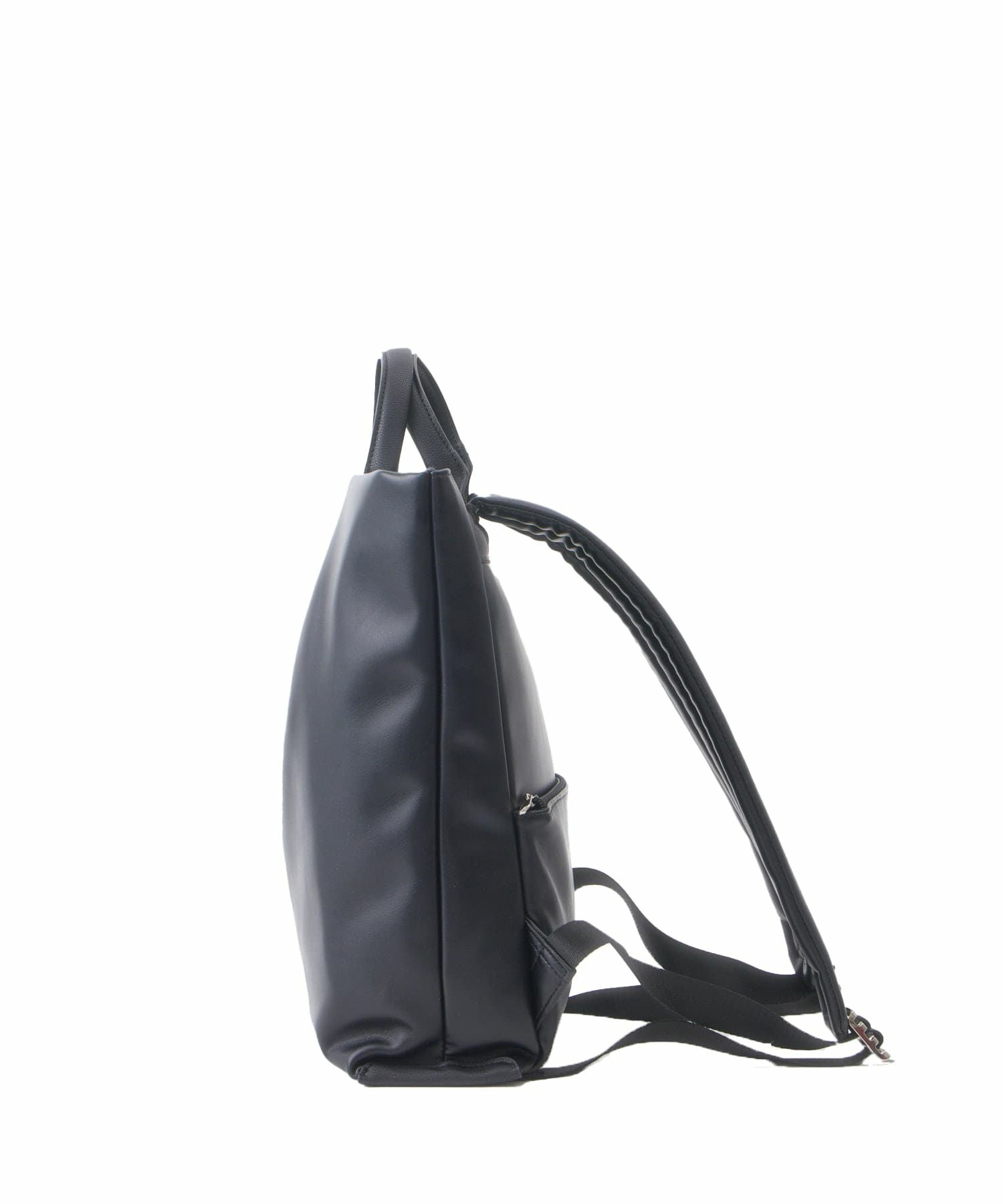 Legato Largo 肩楽 リュック トート型リュック A4収納 PU素材 LH-W0164 ブラック