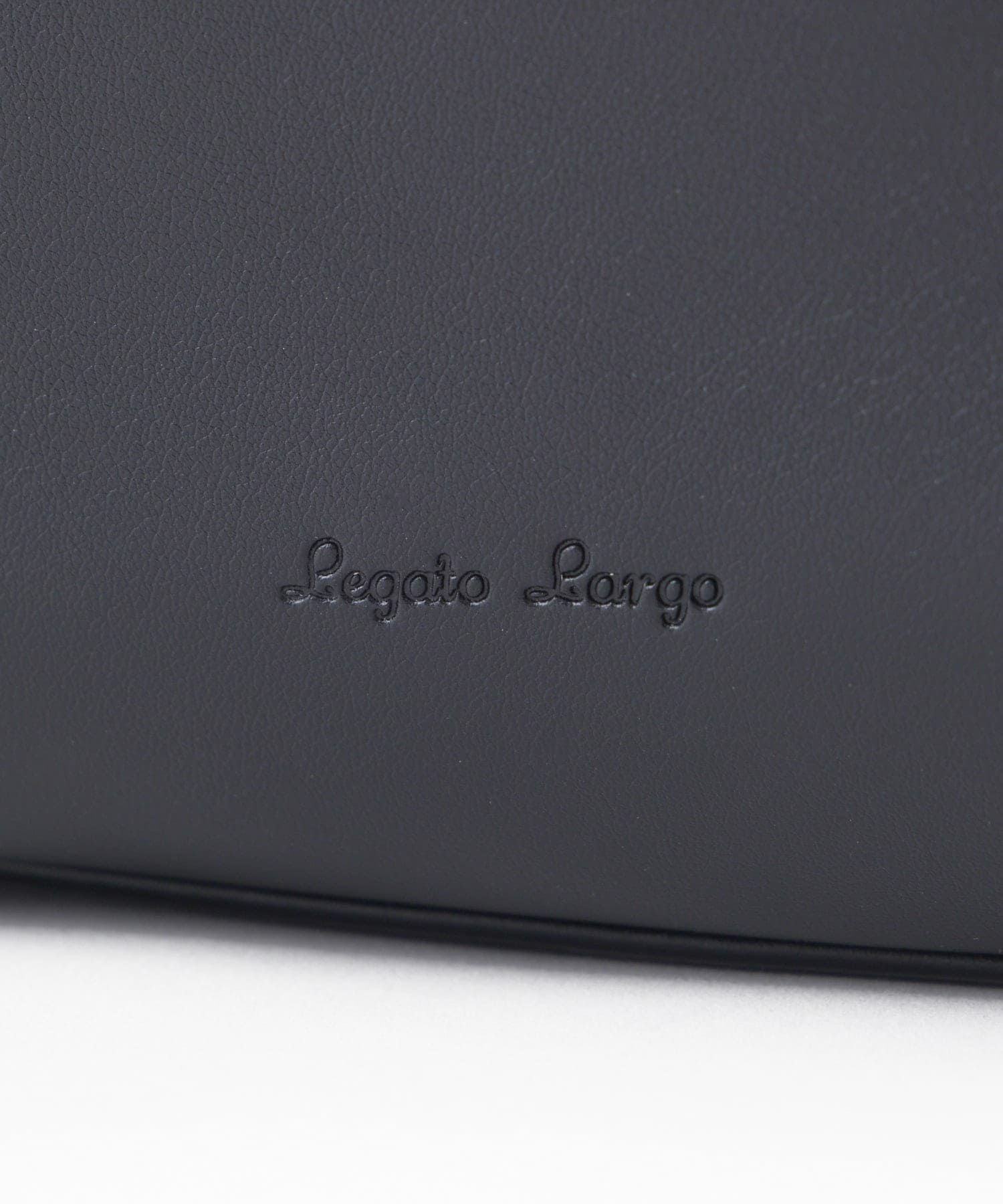 Legato Largo 肩楽 リュック トート型リュック A4収納 PU素材 LH-W0164 ブラック