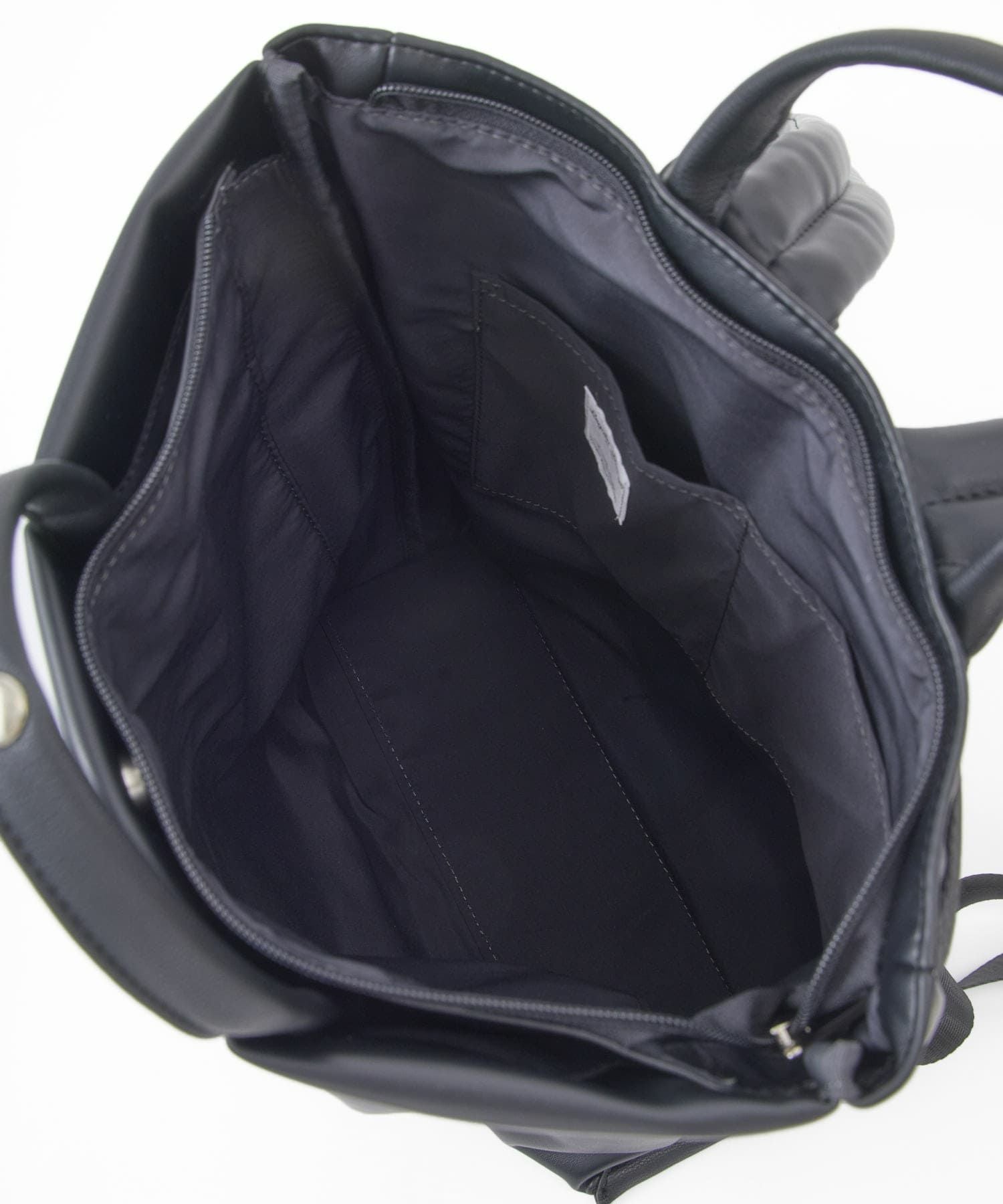 Legato Largo 肩楽 リュック トート型リュック A4収納 PU素材 LH-W0164 ブラック