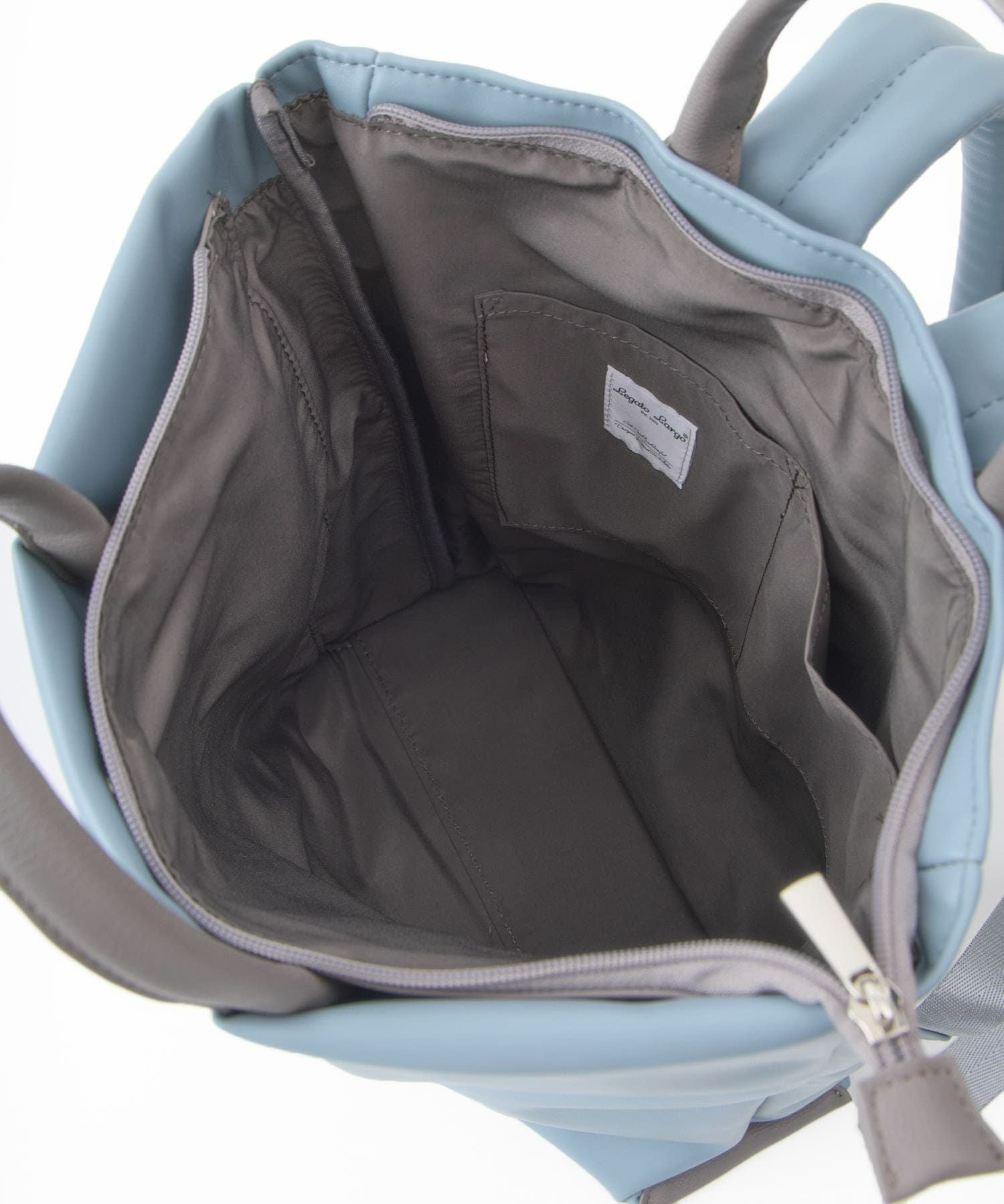 Legato Largo 肩楽 リュック トート型リュック A4収納 PU素材 LH-W0164 ブルー