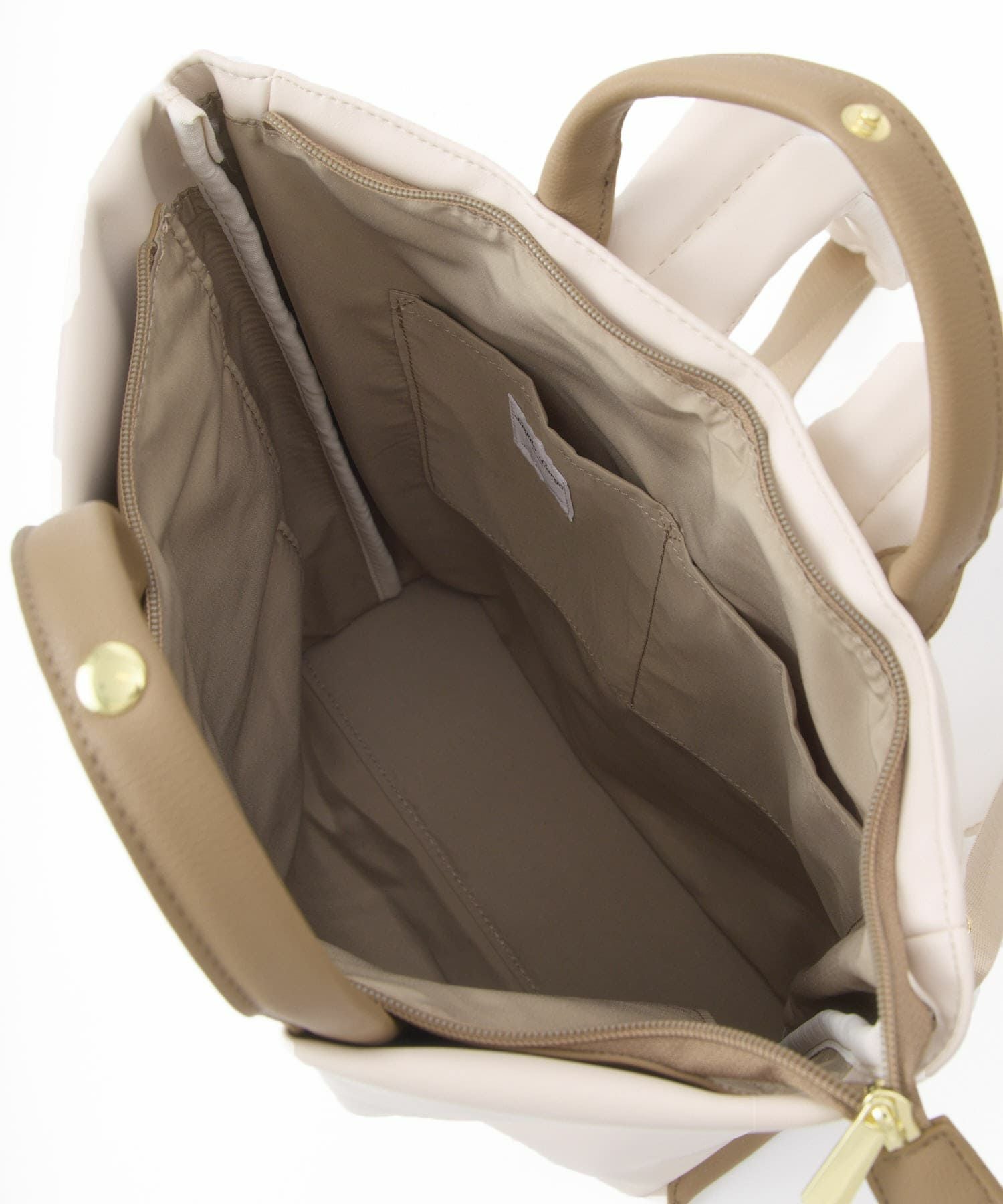 Legato Largo 肩楽 リュック トート型リュック A4収納 PU素材 LH-W0164 アイボリー