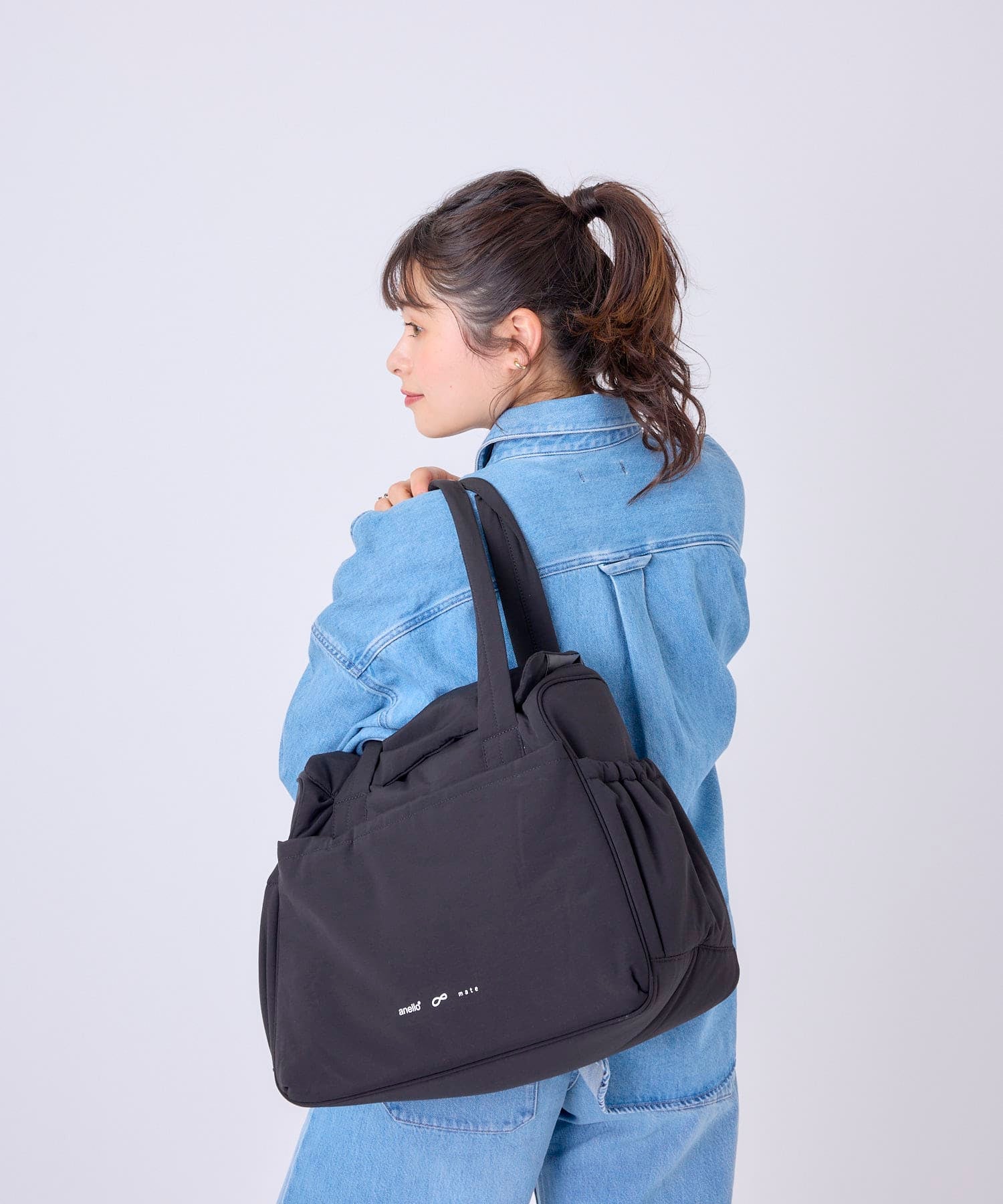 anello　mate　COTTO　ボストンバッグ　マザーズバッグ　TPU素材　AIY0192　A4　撥水加工