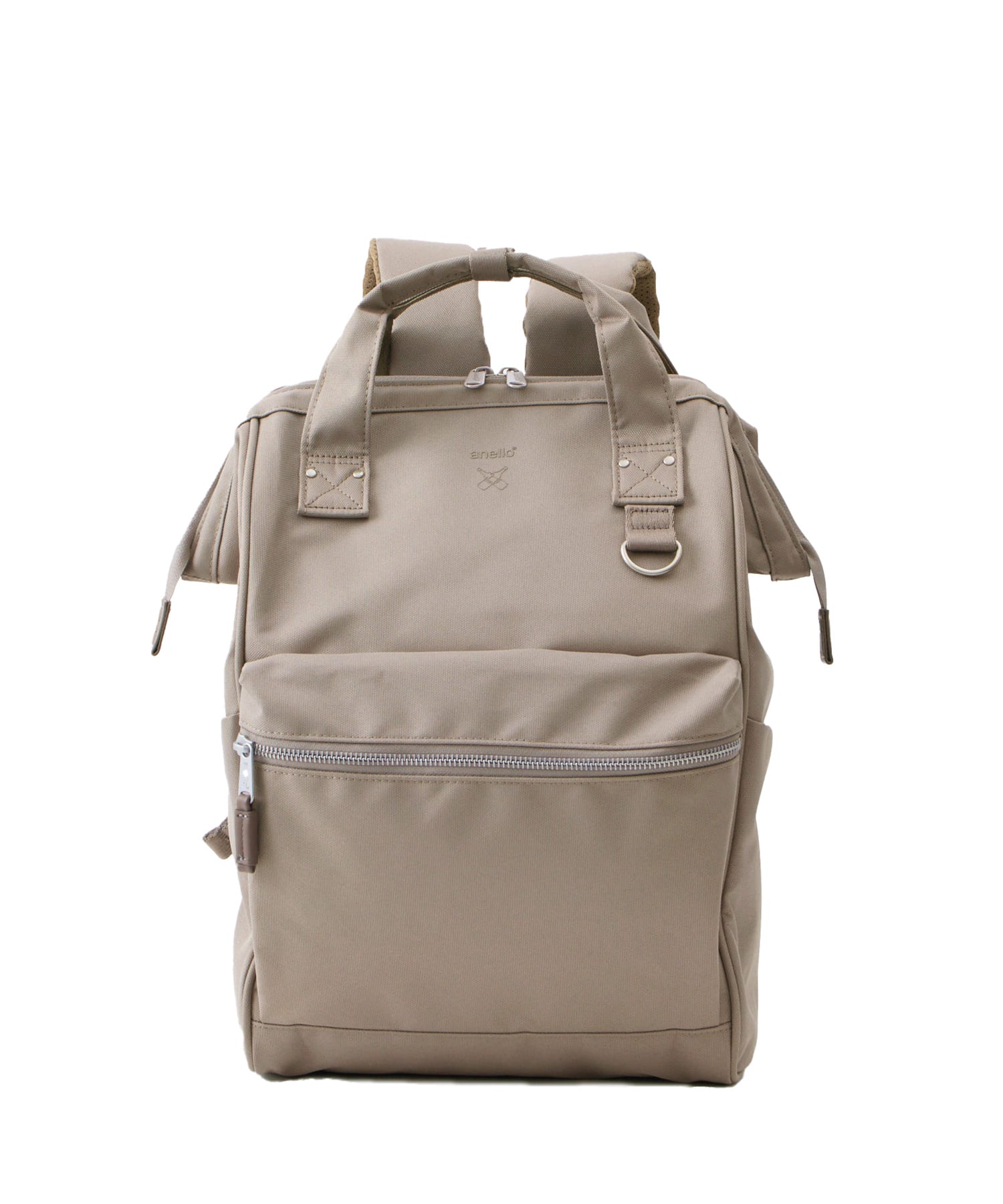 anello リュック バックパック 13インチPC収納 A4収納 撥水 キャリーオン NATIVE ATB0193N グレーベージュ