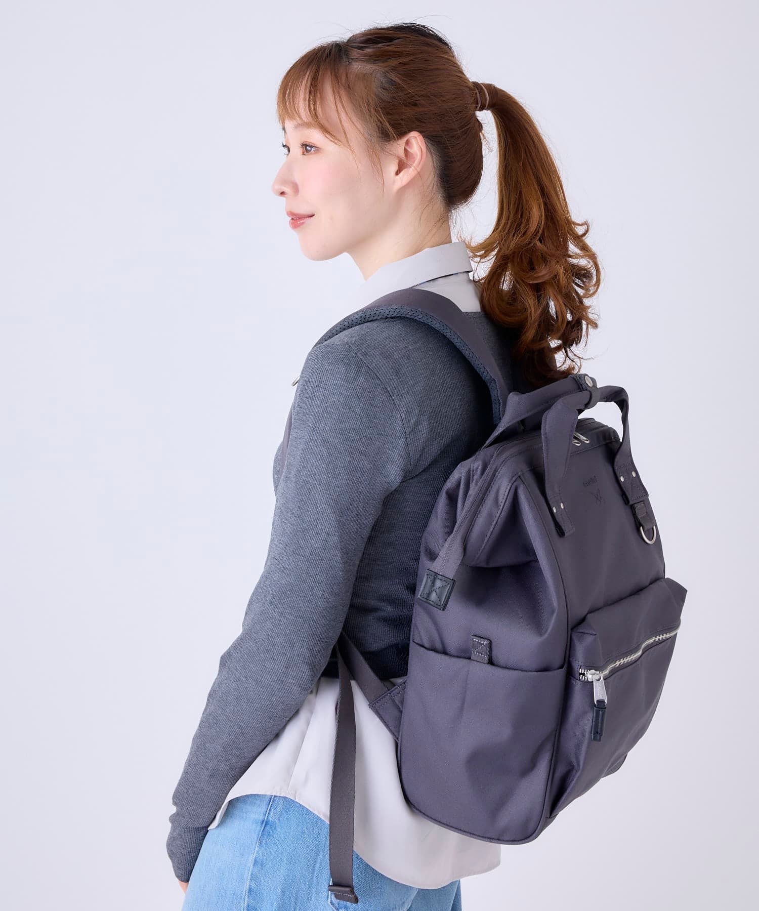 anello リュック バックパック 13インチPC収納 A4収納 撥水 キャリーオン NATIVE ATB0193N