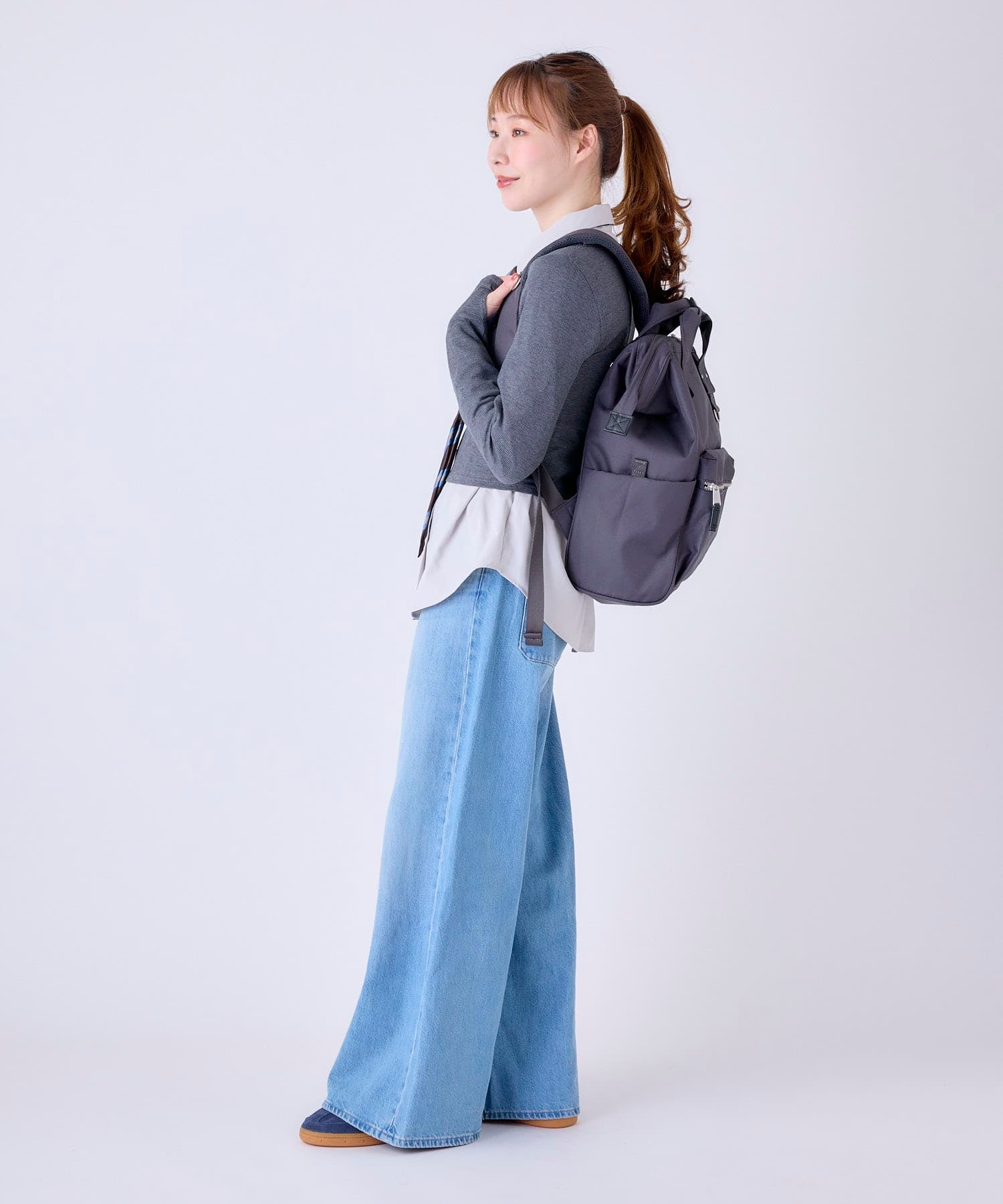 anello リュック バックパック 13インチPC収納 A4収納 撥水 キャリーオン NATIVE ATB0193N