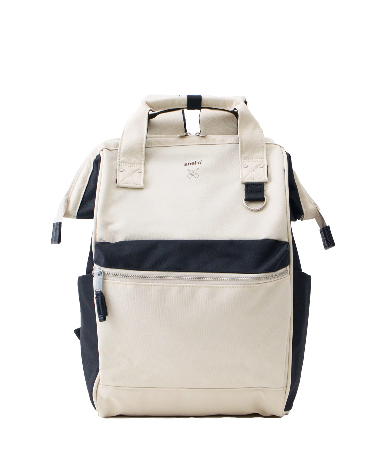 anello リュック バックパック 13インチPC収納 A4収納 撥水 キャリーオン NATIVE ATB0193NY ブラック