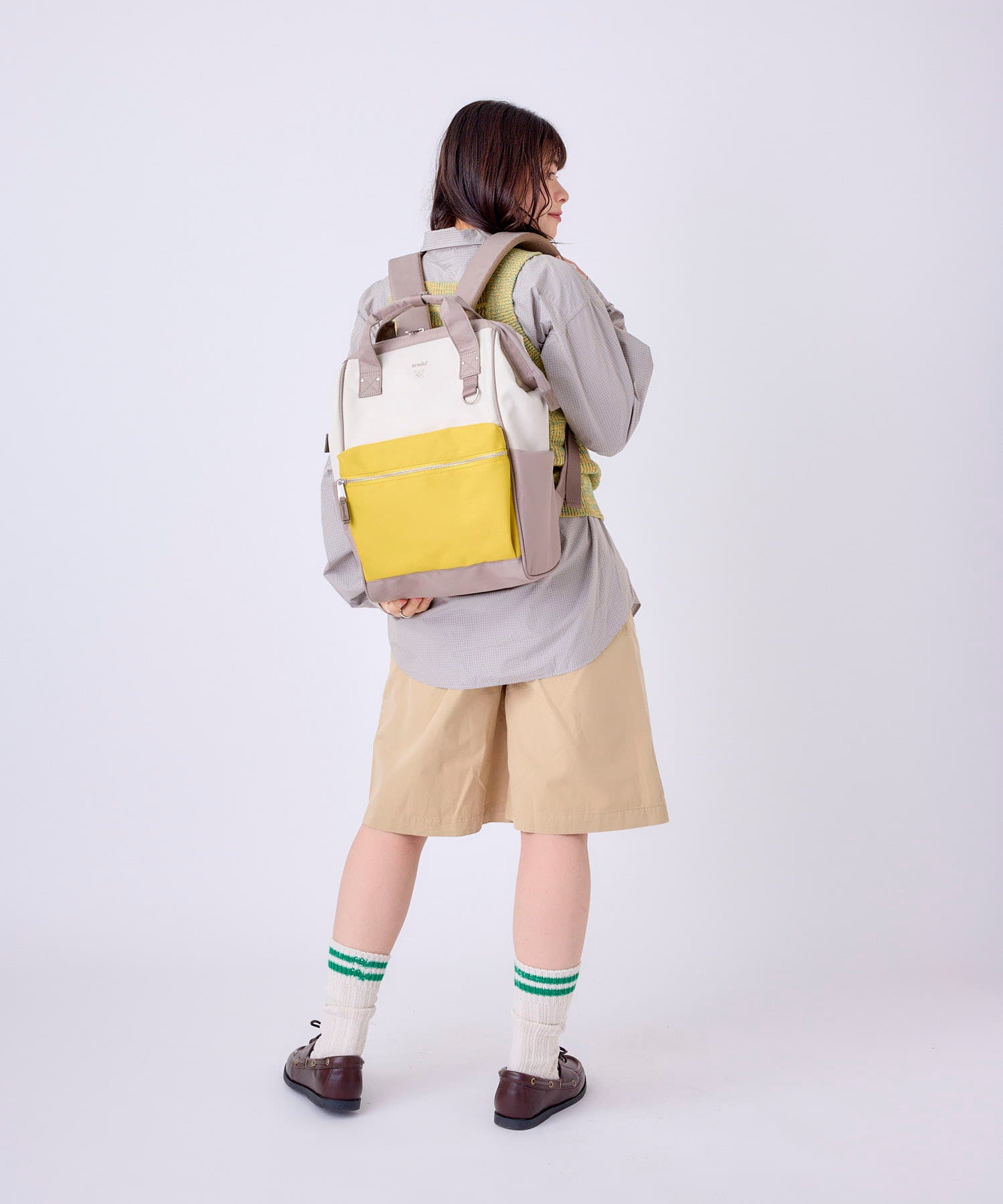 anello リュック バックパック 13インチPC収納 A4収納 撥水 キャリーオン NATIVE ATB0193NY