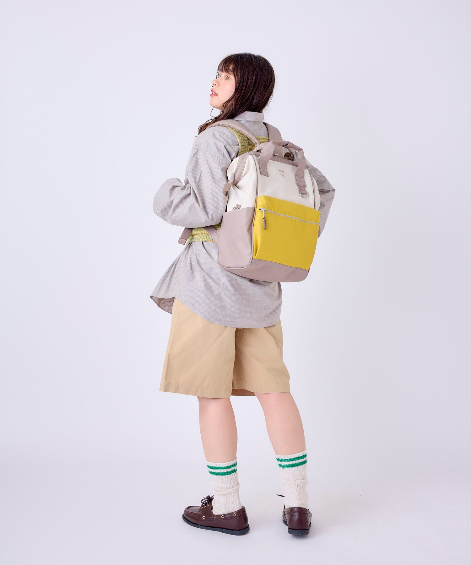 anello リュック バックパック 13インチPC収納 A4収納 撥水 キャリーオン NATIVE ATB0193NY