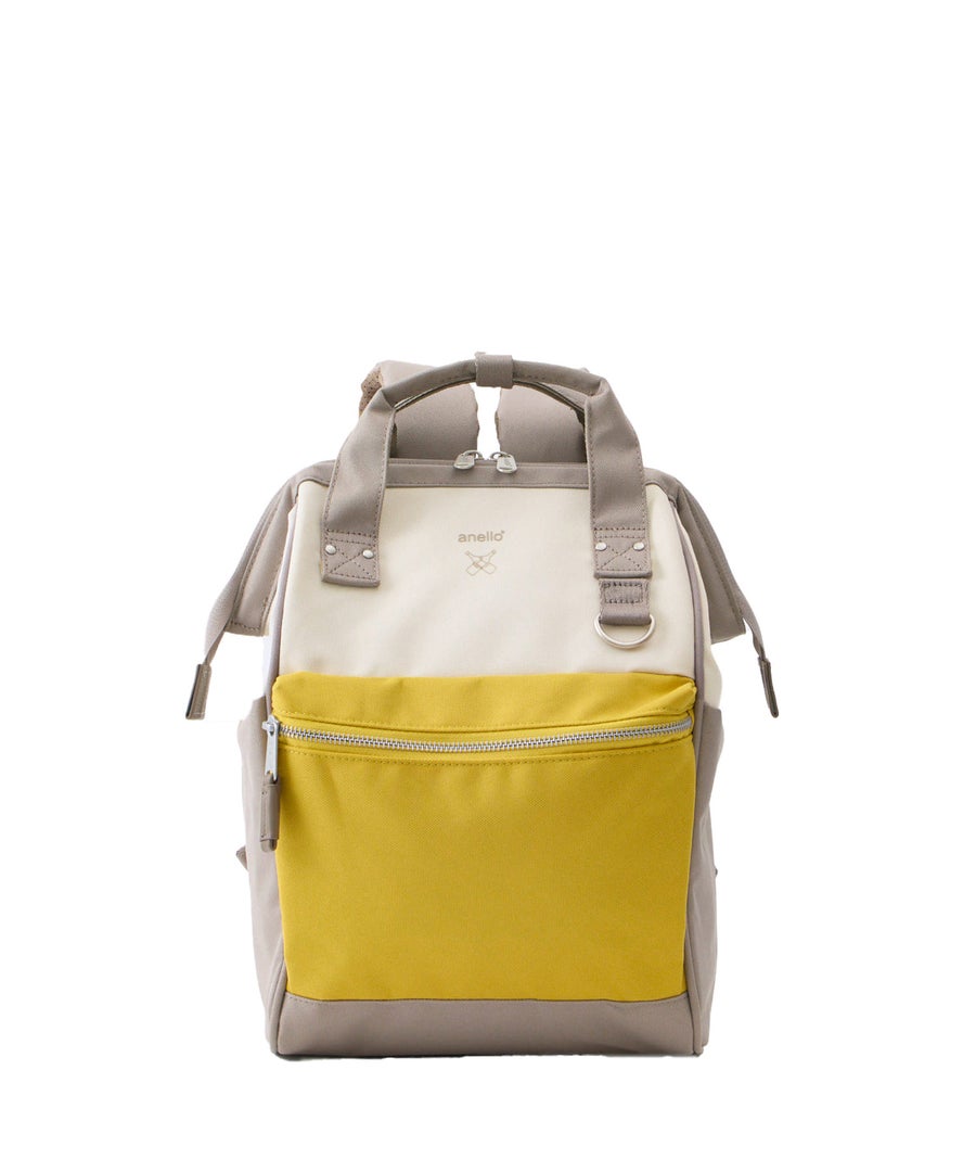 anello リュック バックパック PC収納 A4収納 撥水 キャリーオン NATIVE ATB0197NY マスタード