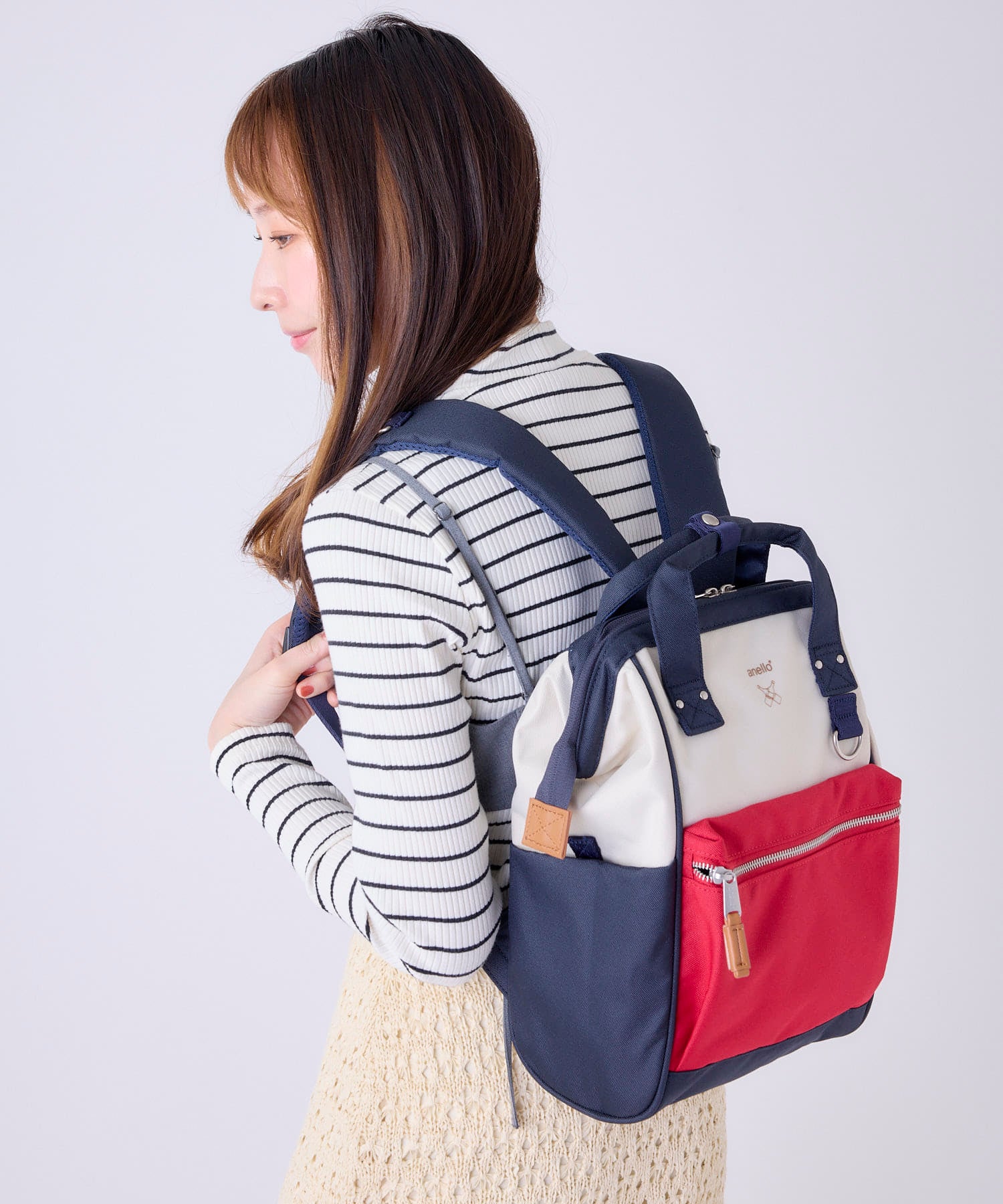 anello リュック バックパック PC収納 A4収納 撥水 キャリーオン NATIVE ATB0197NY