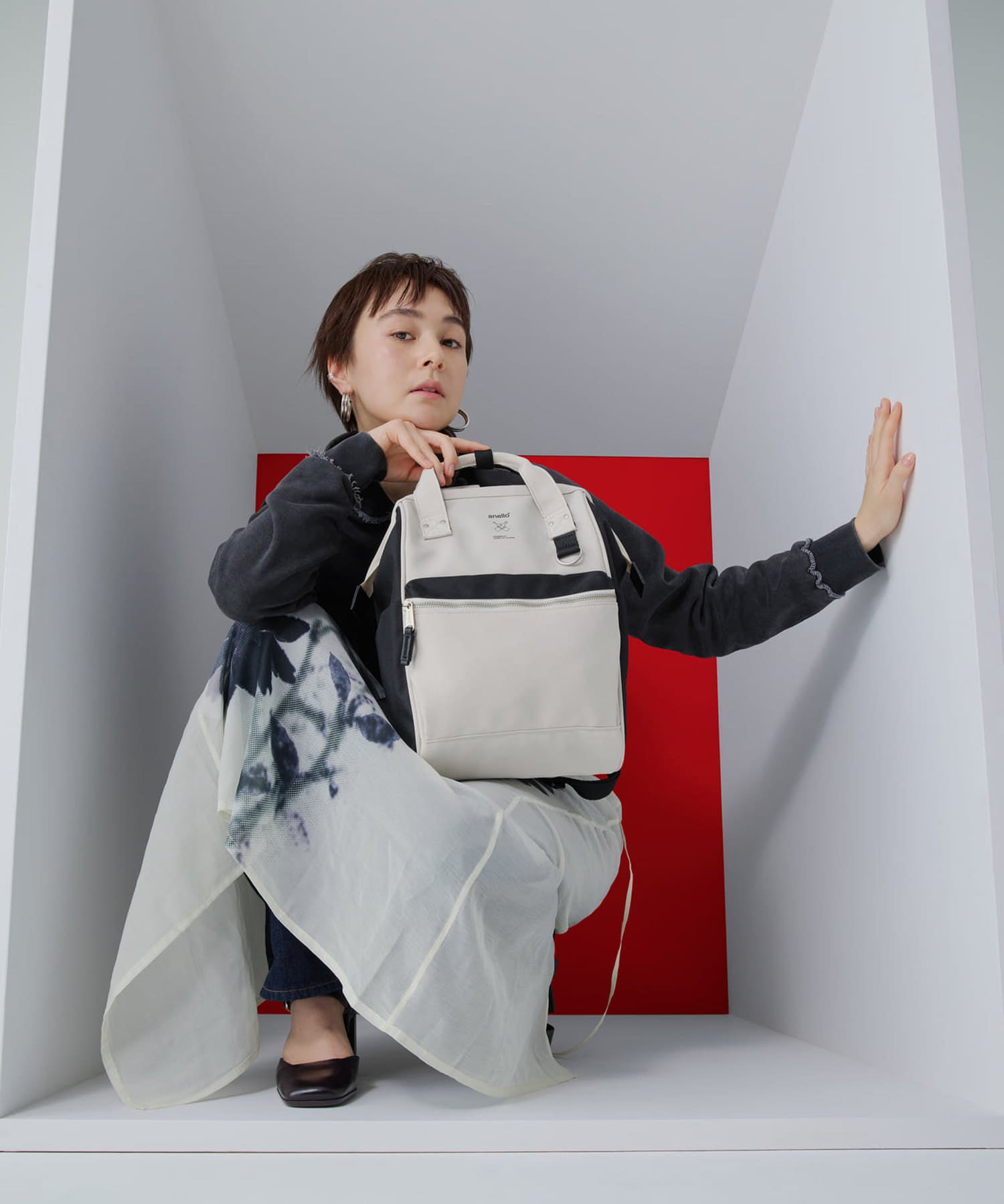 anello リュック バックパック PC収納 A4収納 撥水 キャリーオン NATIVE ATB0197NY