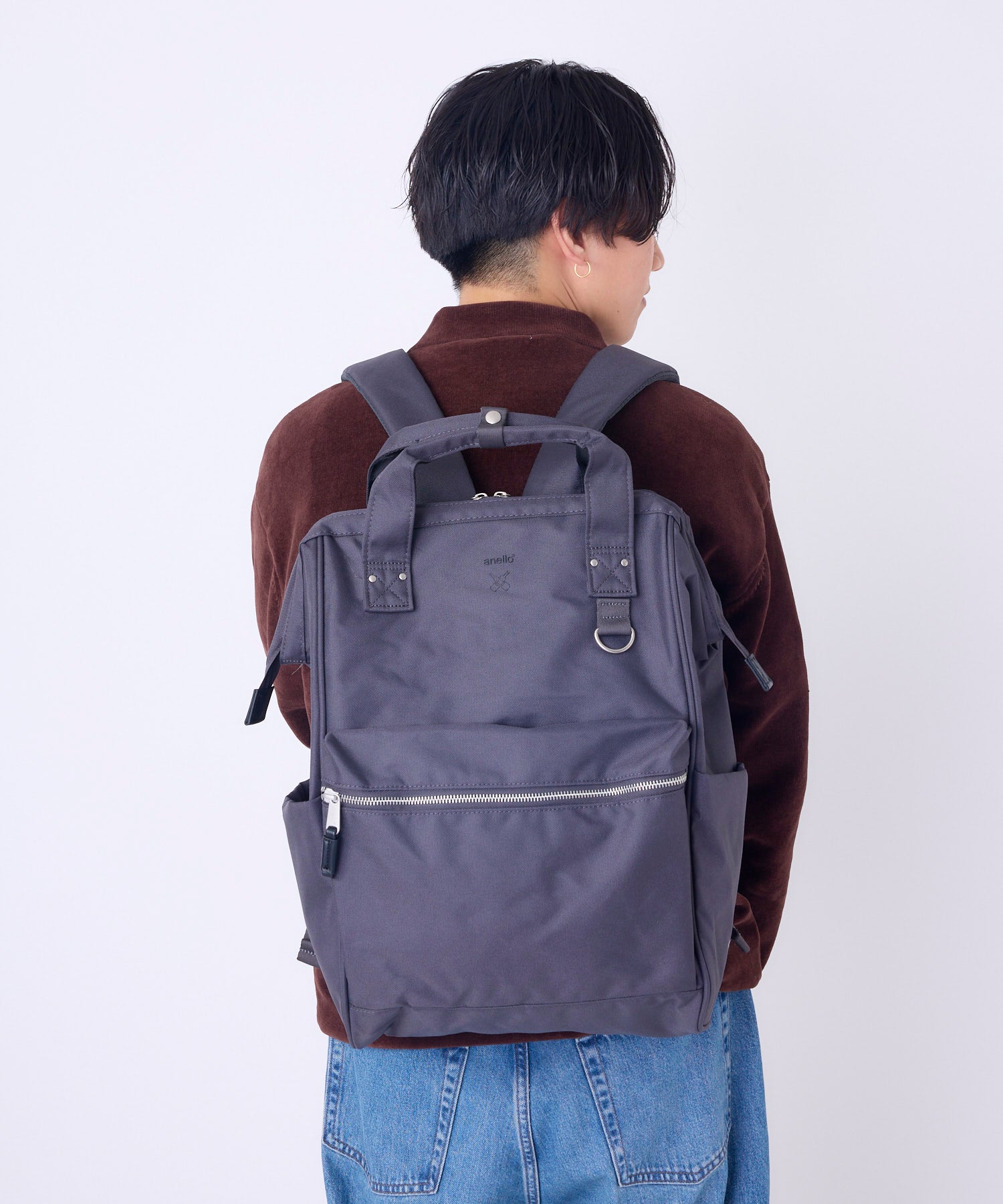 anello リュック バックパック 15インチPC収納 A4収納 撥水 キャリーオン NATIVE ATB2521N
