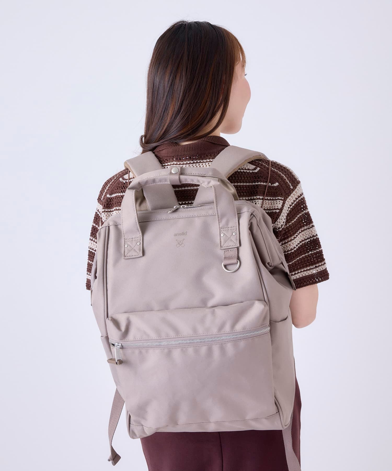 anello リュック バックパック 15インチPC収納 A4収納 撥水 キャリーオン NATIVE ATB2521N