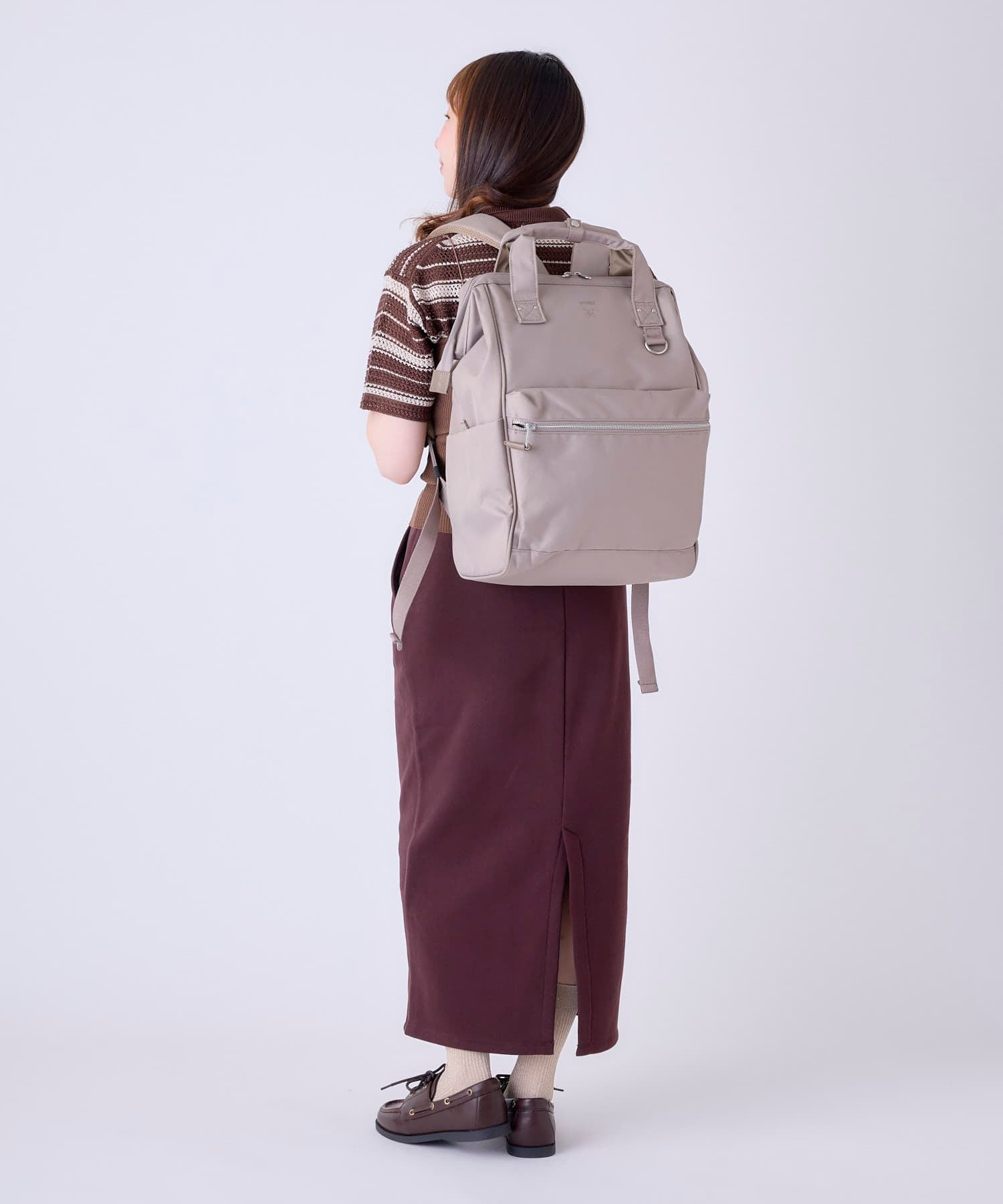 anello リュック バックパック 15インチPC収納 A4収納 撥水 キャリーオン NATIVE ATB2521N