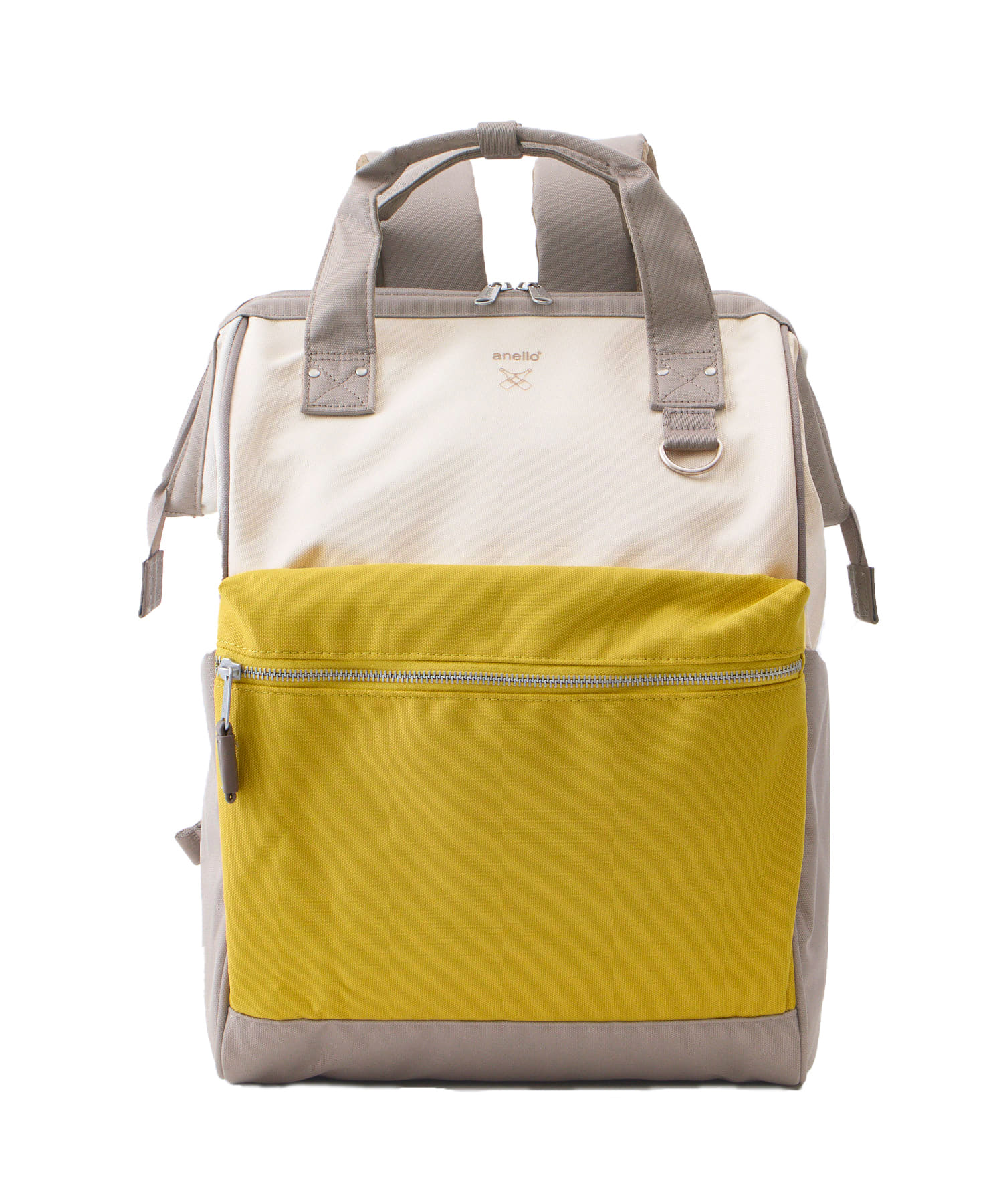 anello リュック バックパック 15インチPC収納 A4収納 撥水 キャリーオン NATIVE ATB2521NY マスタード