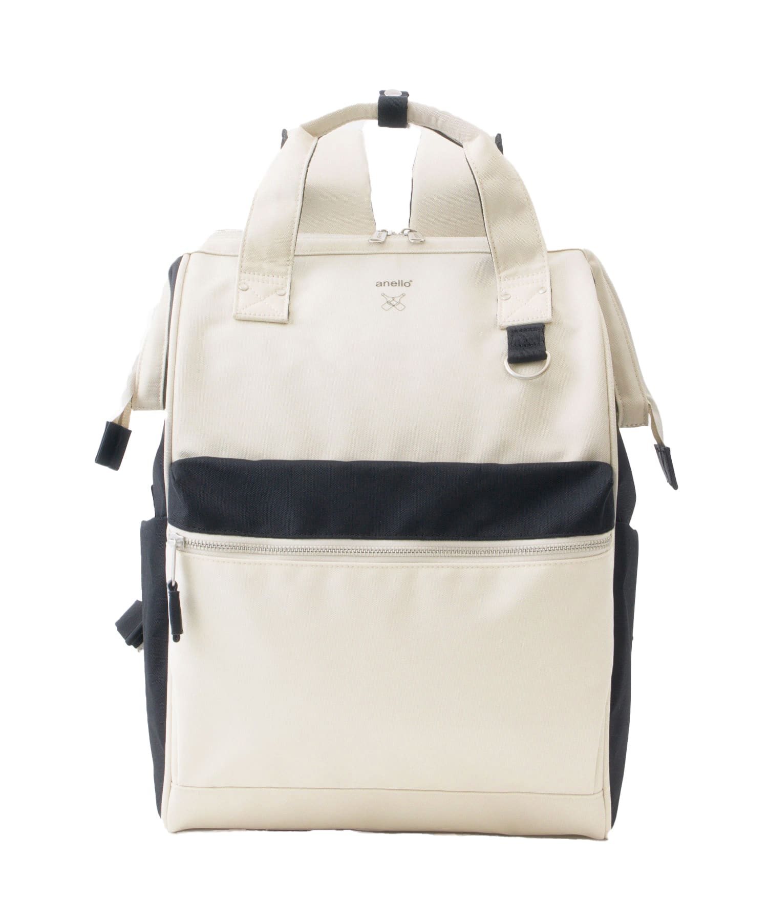 anello リュック バックパック 15インチPC収納 A4収納 撥水 キャリーオン NATIVE ATB2521NY ブラック