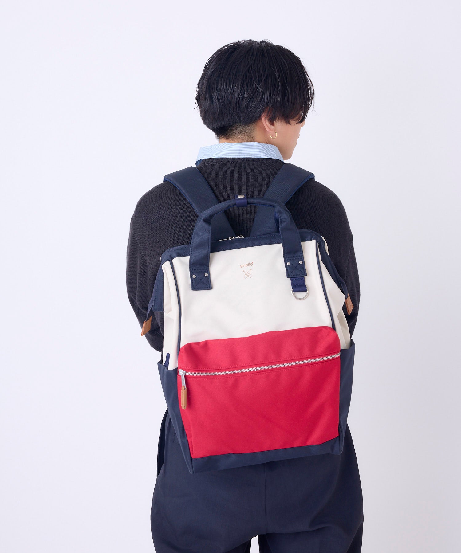 anello リュック バックパック 15インチPC収納 A4収納 撥水 キャリーオン NATIVE ATB2521NY