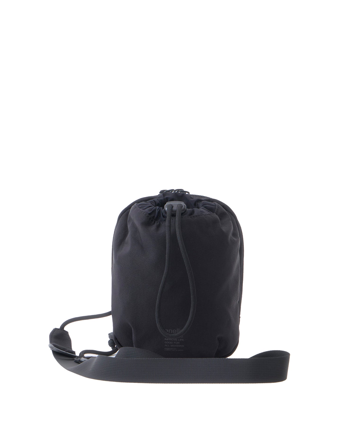 anello ミニショルダーバッグ　FIT　PUMP　洗濯可能　ショルダー取り外し可能　ATB5161　サブバッグ　ブラック