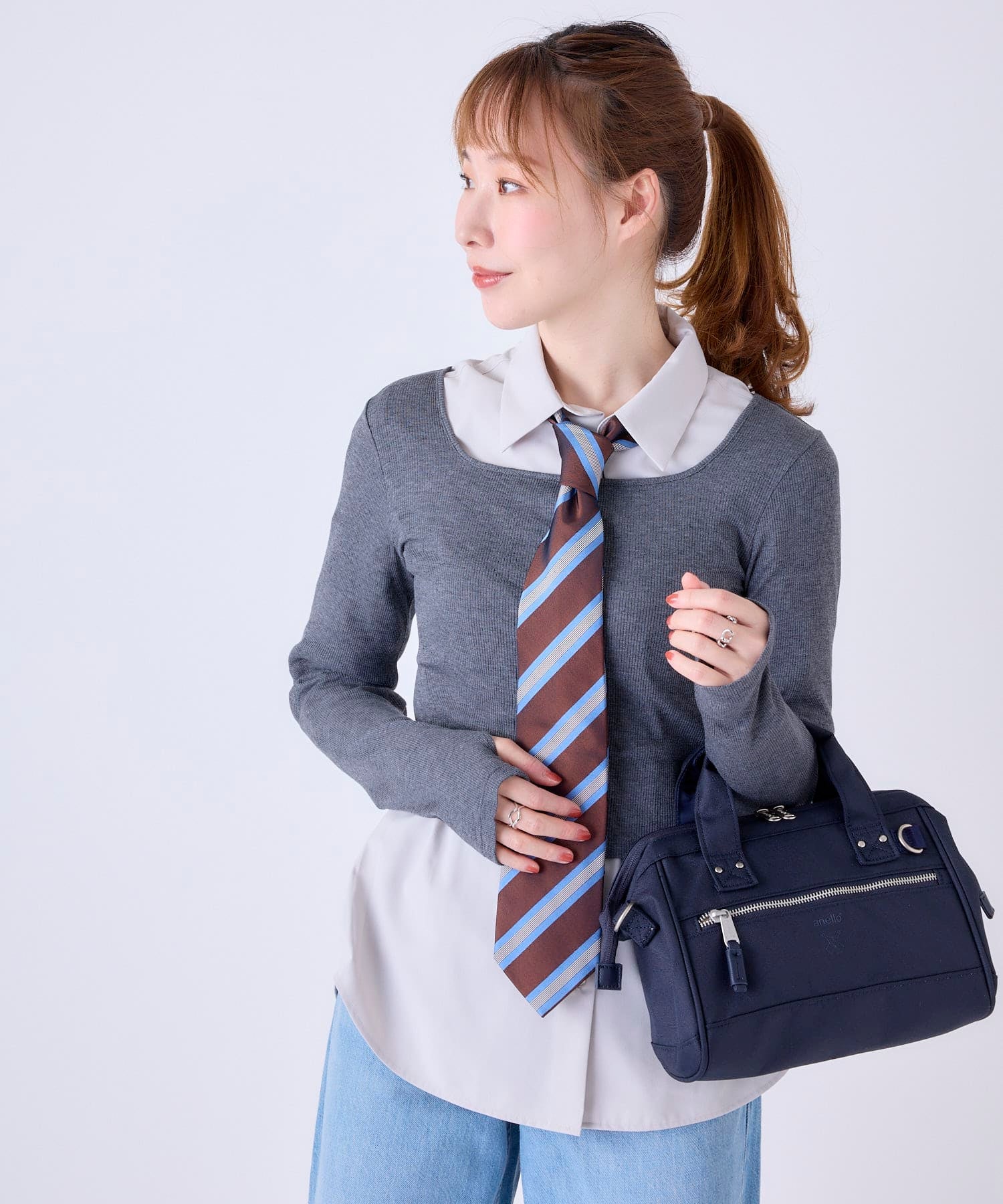 anello ショルダーバッグ 2WAY A5収納 撥水 NATIVE ATB5181