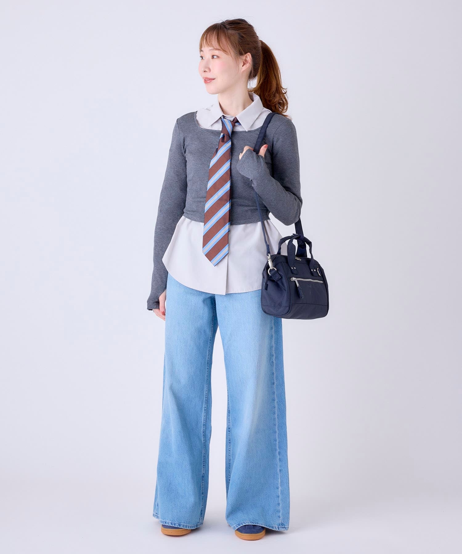 anello ショルダーバッグ 2WAY A5収納 撥水 NATIVE ATB5181