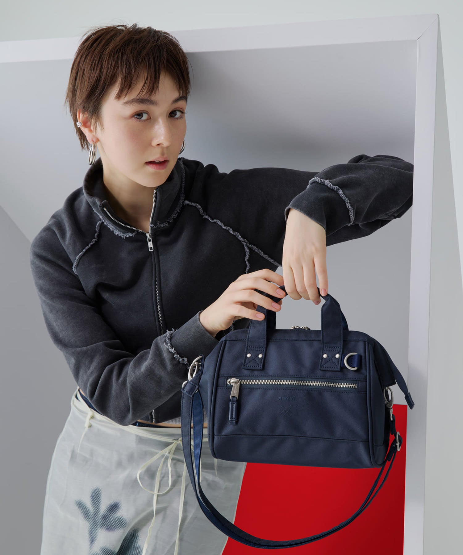 anello ショルダーバッグ 2WAY A5収納 撥水 NATIVE ATB5181