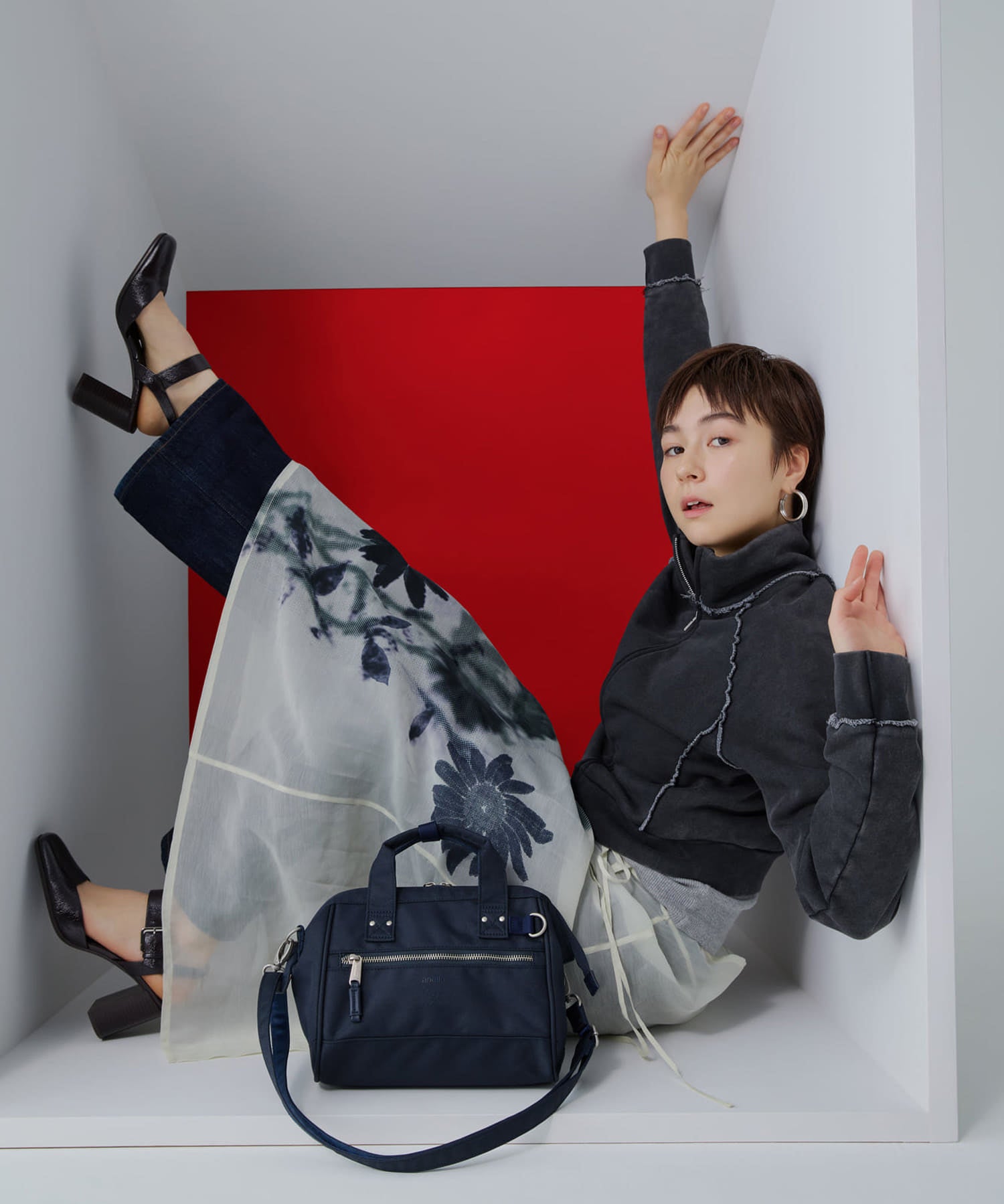 anello ショルダーバッグ 2WAY A5収納 撥水 NATIVE ATB5181