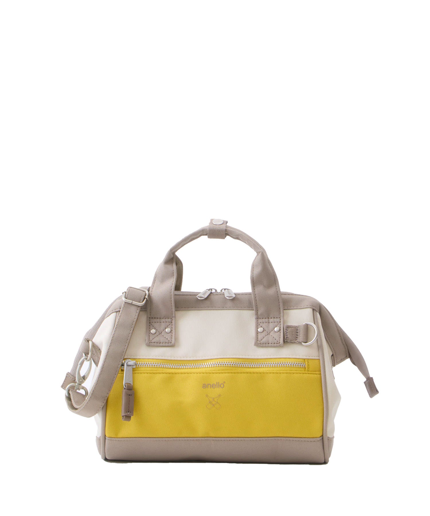 anello ショルダーバッグ 2WAY A5収納 撥水 NATIVE ATB5181Y マスタード