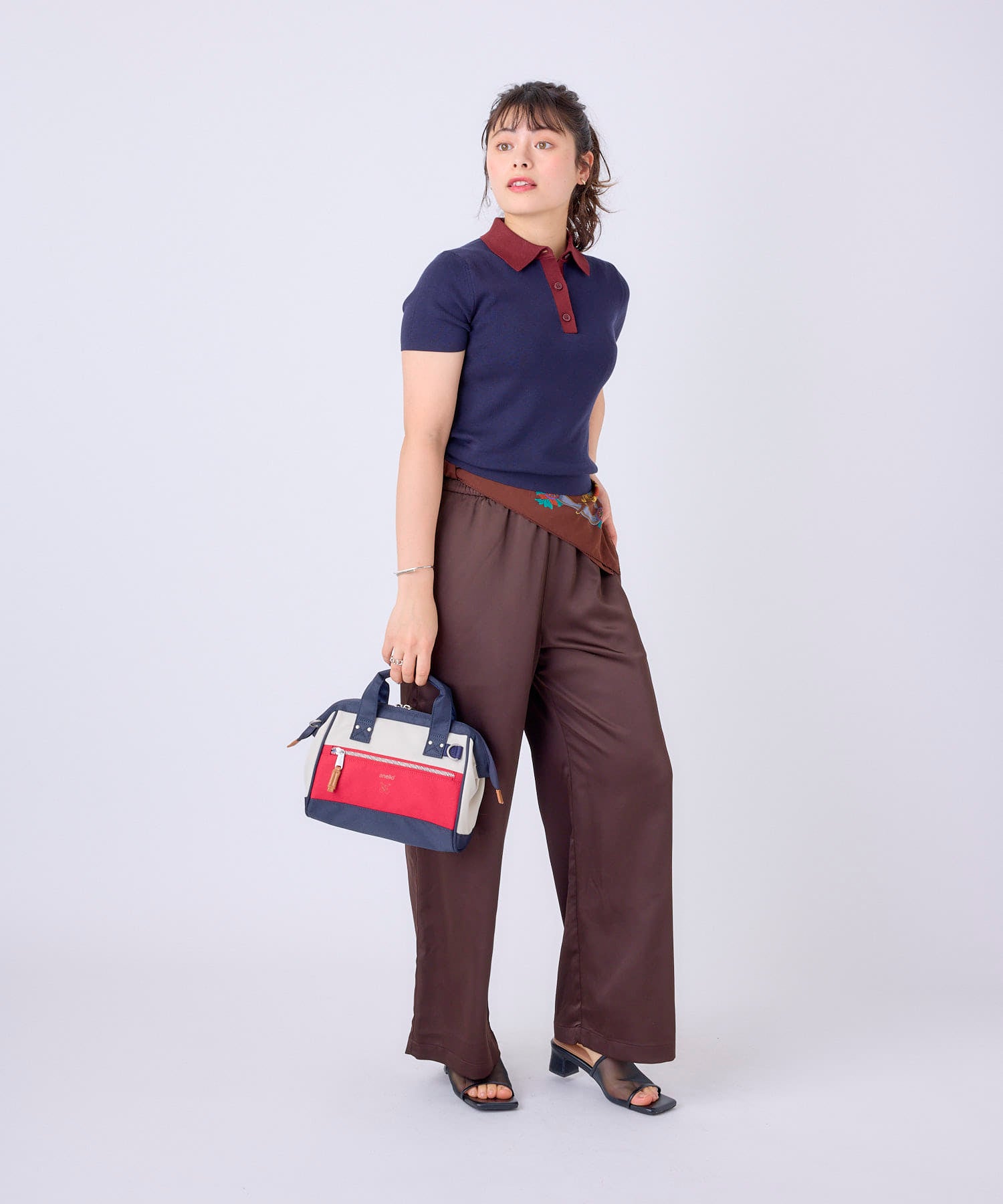 anello ショルダーバッグ 2WAY A5収納 撥水 NATIVE ATB5181Y