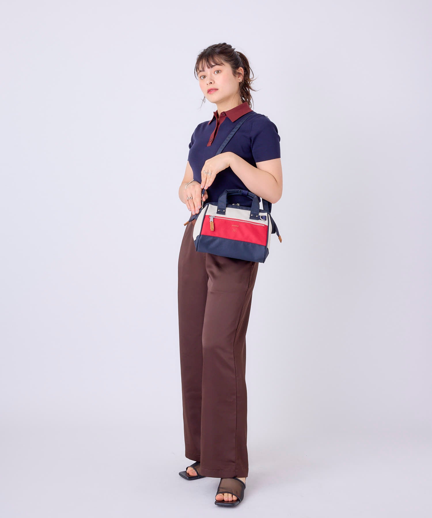 anello ショルダーバッグ 2WAY A5収納 撥水 NATIVE ATB5181Y