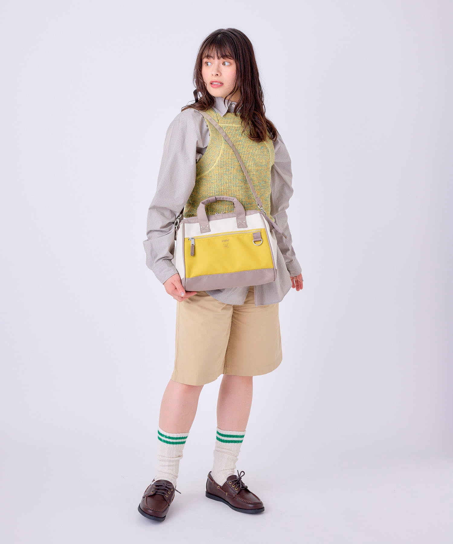 anello ショルダーバッグ 2WAY A5収納 撥水 NATIV ATB5182Y