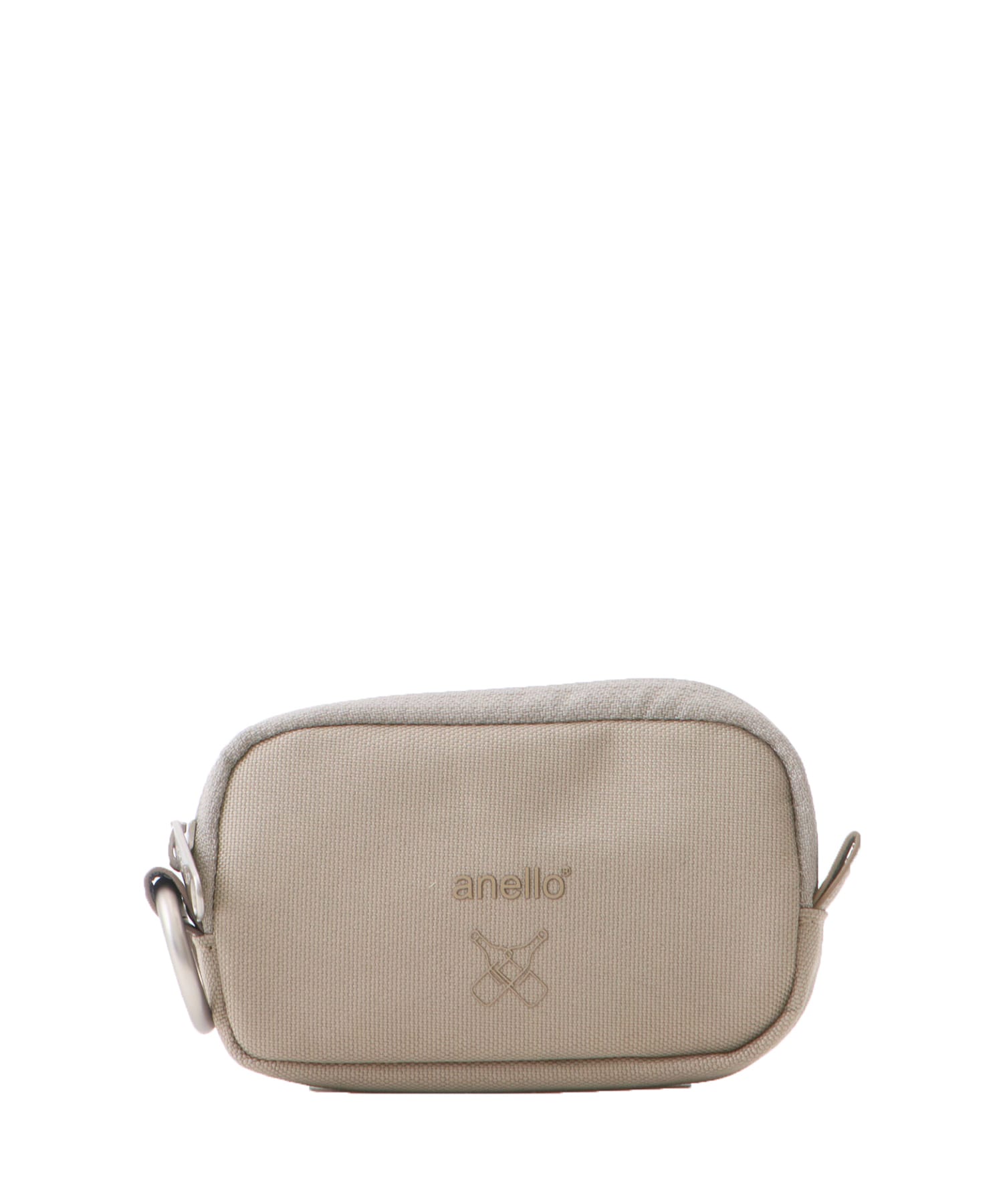 anello カードケース 撥水 NATIV ATB5186 グレーベージュ