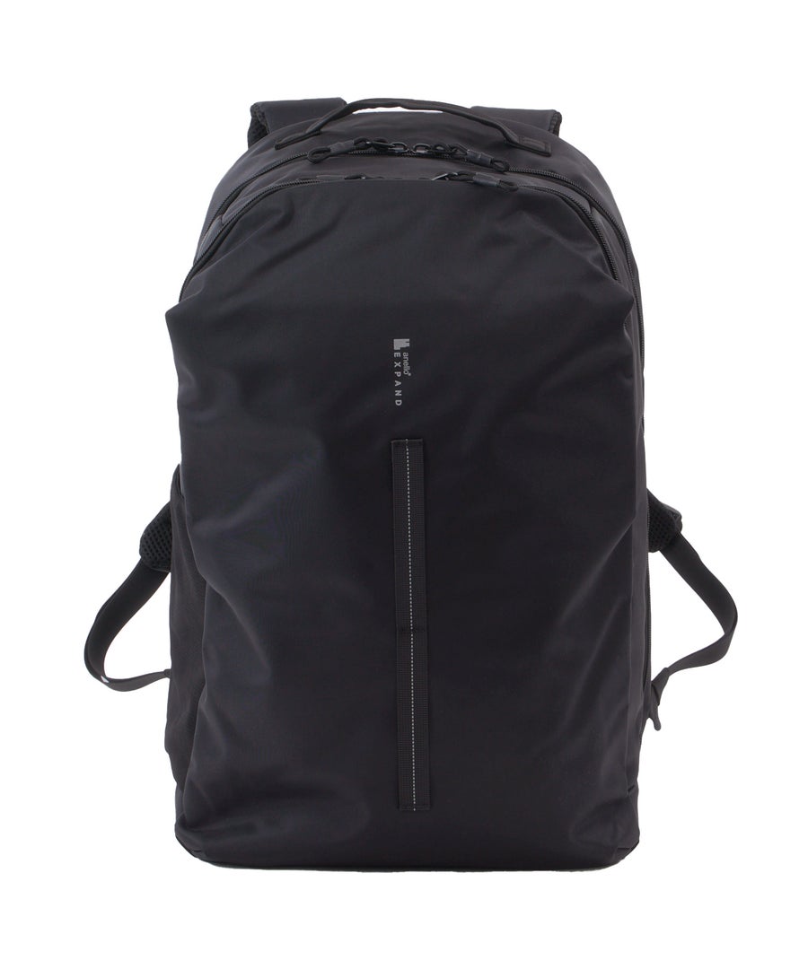 anello リュック　PACKT　EXPAND　ATR0411　トラベルバッグ　30L　エアフィットパネル　撥水加工　キャリーオンテープ　ブラック