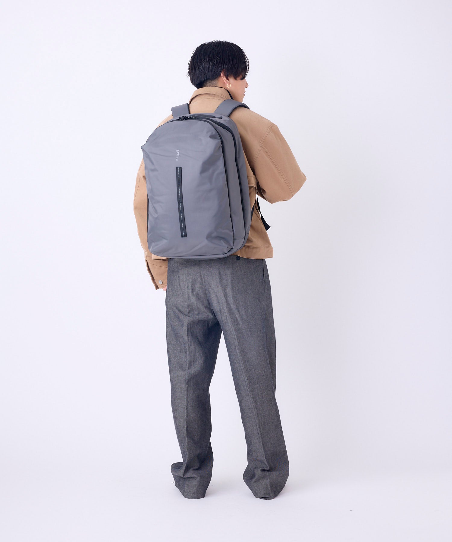 anello リュック　PACKT　EXPAND　ATR0411　トラベルバッグ　30L　エアフィットパネル　撥水加工　キャリーオンテープ　グレー　グレー