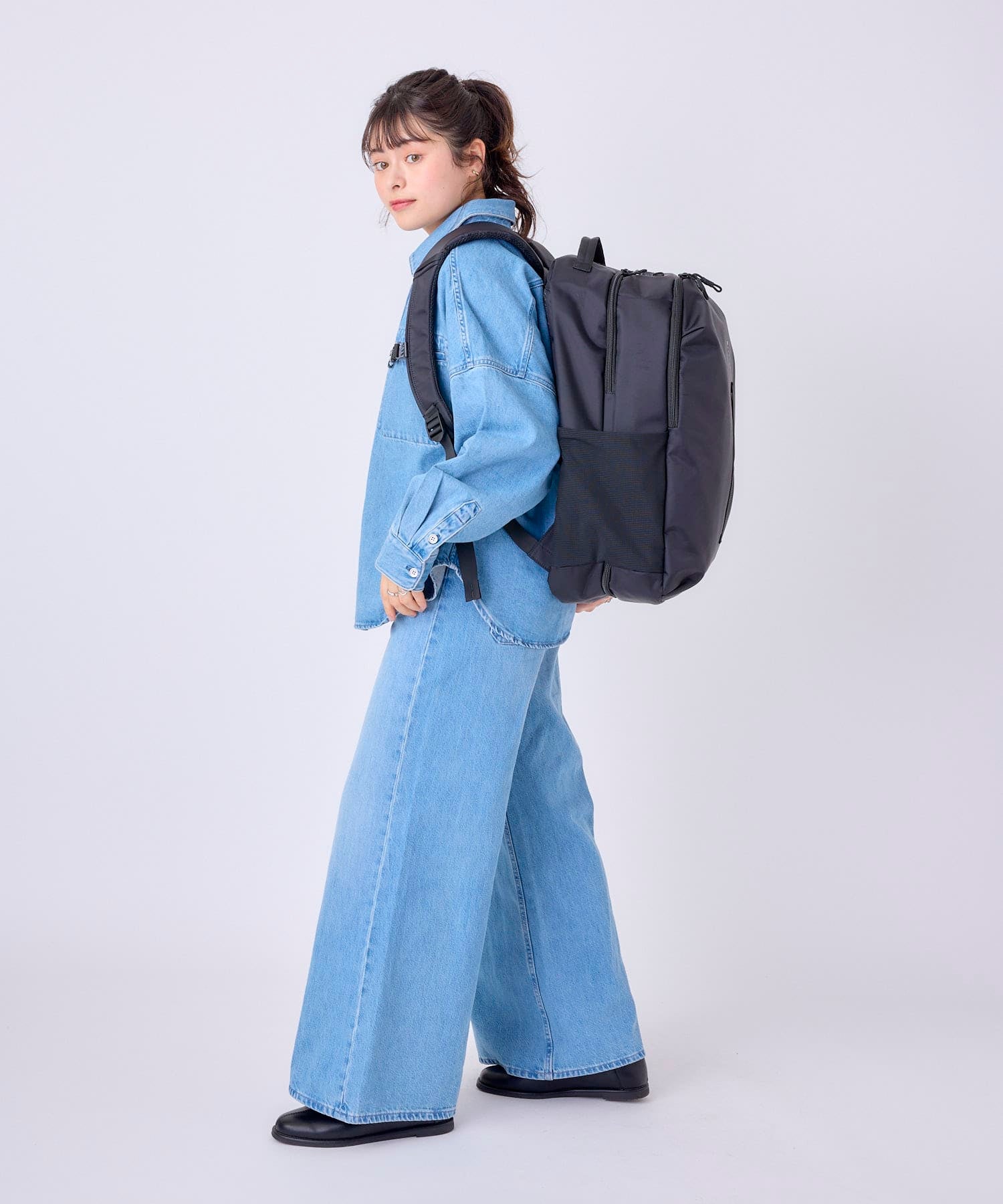 anello リュック　PACKT　EXPAND　ATR0411　トラベルバッグ　30L　エアフィットパネル　撥水加工　キャリーオンテープ