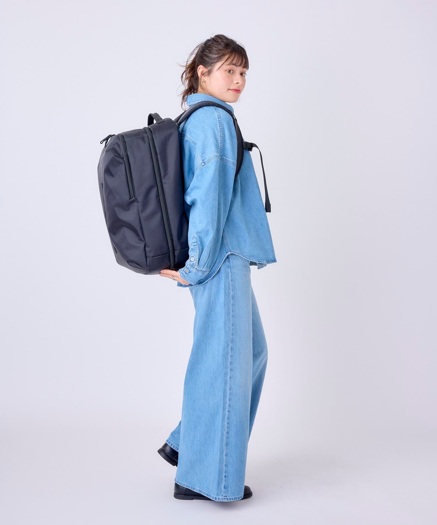 anello リュック　PACKT　EXPAND　ATR0411　トラベルバッグ　30L　エアフィットパネル　撥水加工　キャリーオンテープ
