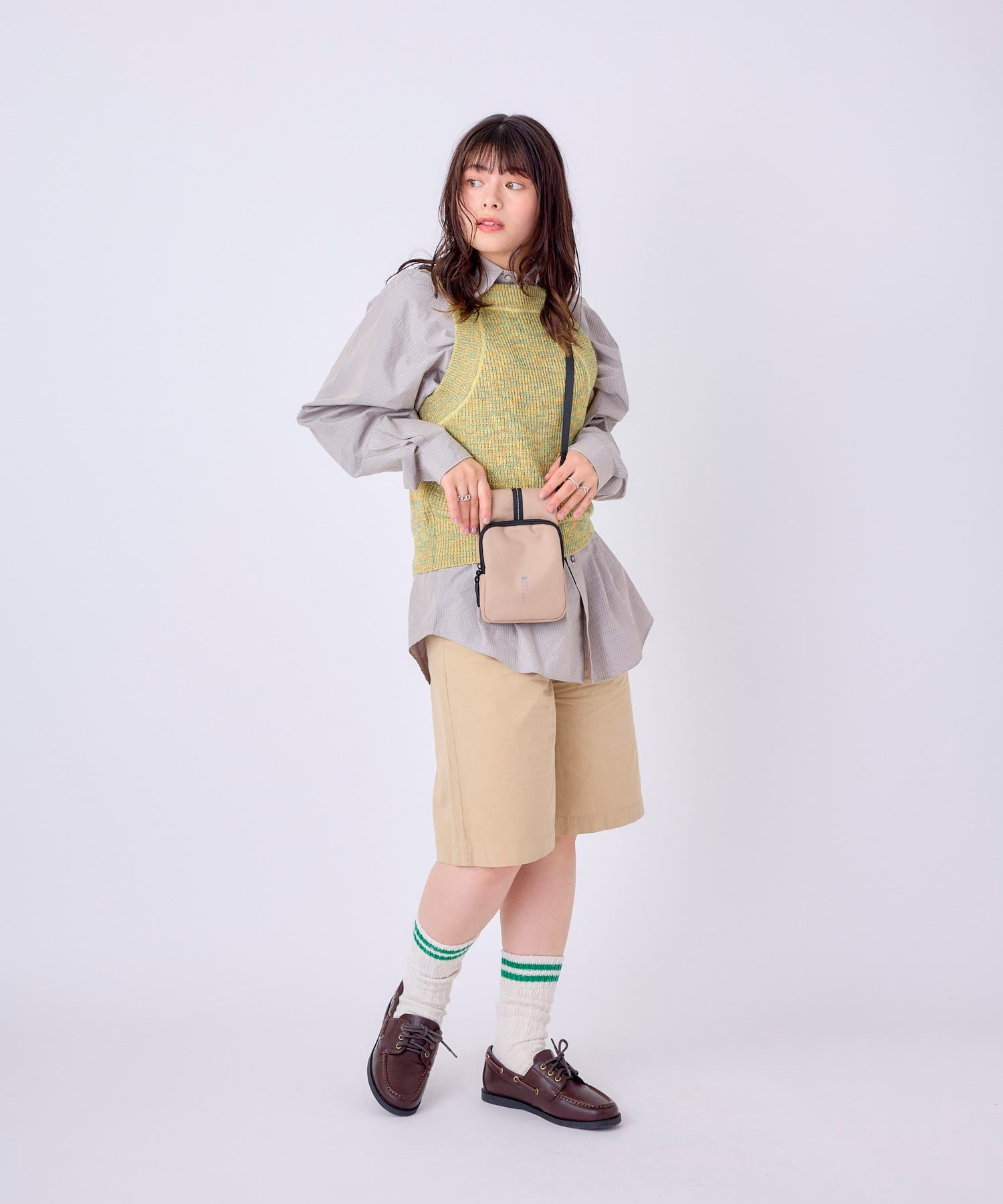anello ミニショルダーバッグ　EXPAND　PACKT　ATR0413　撥水加工　トラベルバッグ　サブバッグ　ショルダー取り外し可能　メッシュポケット