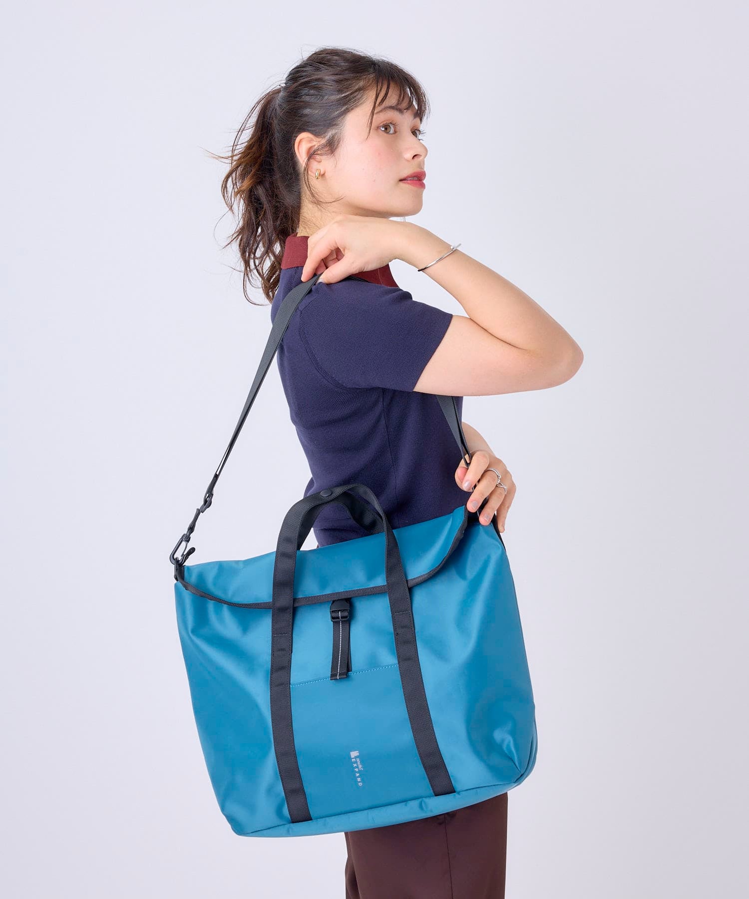 anello トートバッグ　PACKT　EXPAND　ATR0416　トラベルバッグ　撥水機能　A4サイズ対応　ショルダー取り外し可能