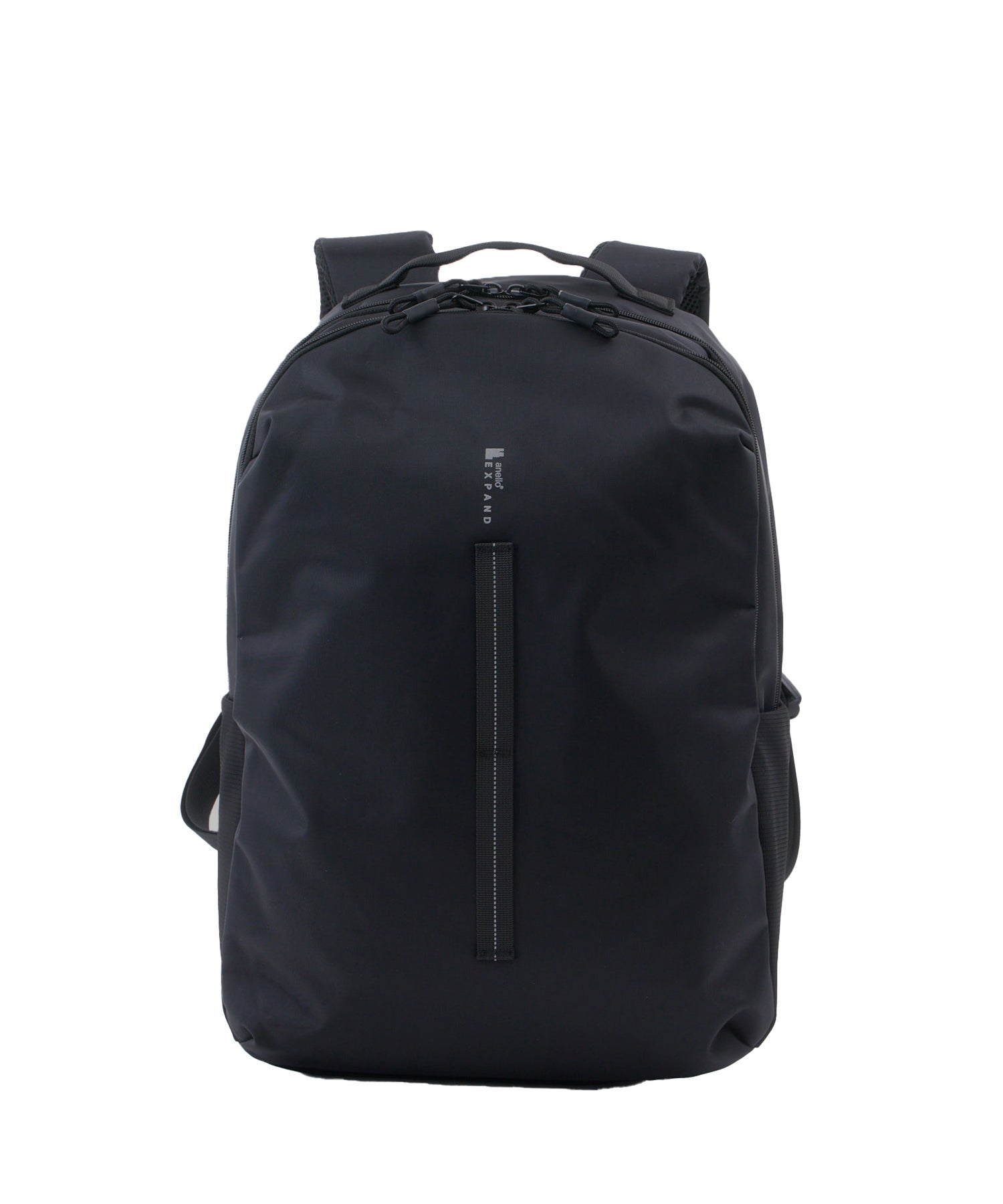 anello リュック　EXPAND　トラベルバッグ　PACKT　エアフィットパネル　A4サイズ　撥水機能　13インチPC収納可　ATR0418　キャリーオンテープ　ブラック