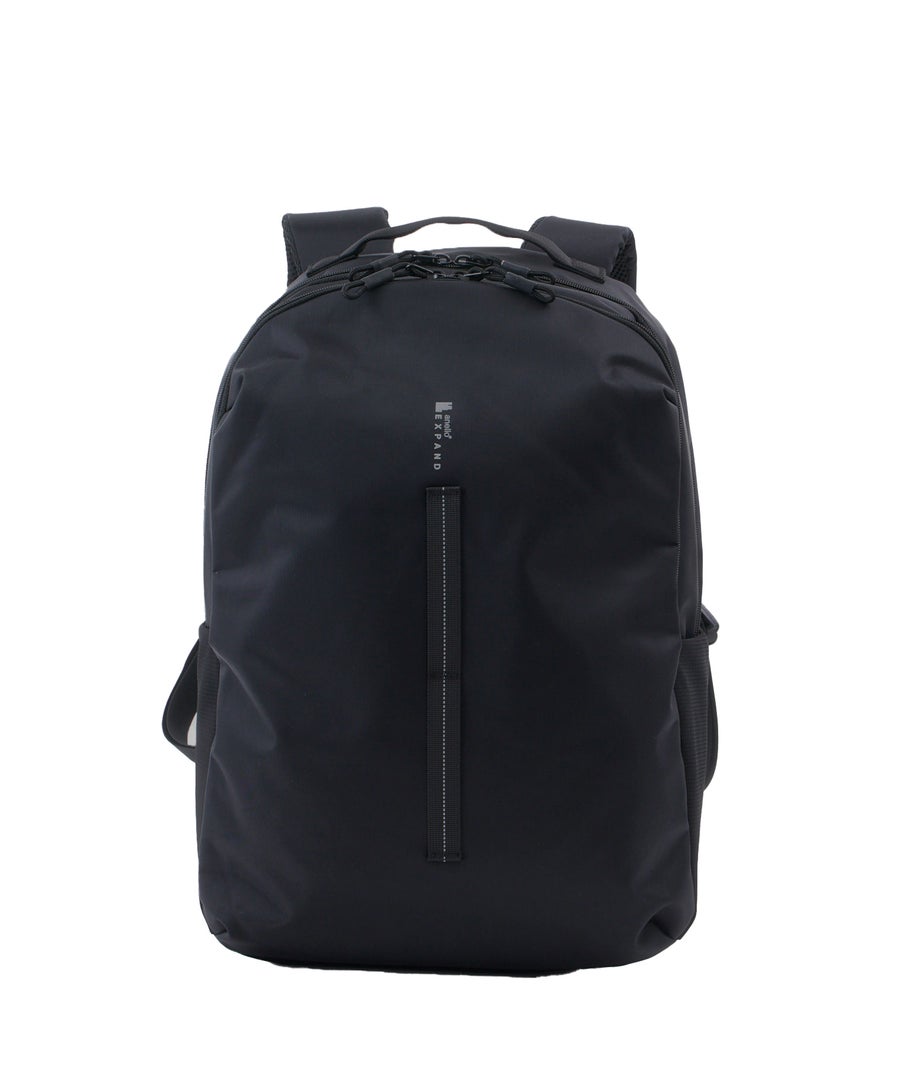 anello リュック　EXPAND　トラベルバッグ　PACKT　エアフィットパネル　A4サイズ　撥水機能　13インチPC収納可　ATR0418　キャリーオンテープ　ブラック
