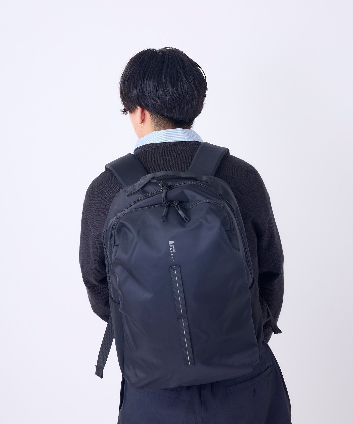 anello リュック　EXPAND　トラベルバッグ　PACKT　エアフィットパネル　A4サイズ　撥水機能　13インチPC収納可　ATR0418　キャリーオンテープ